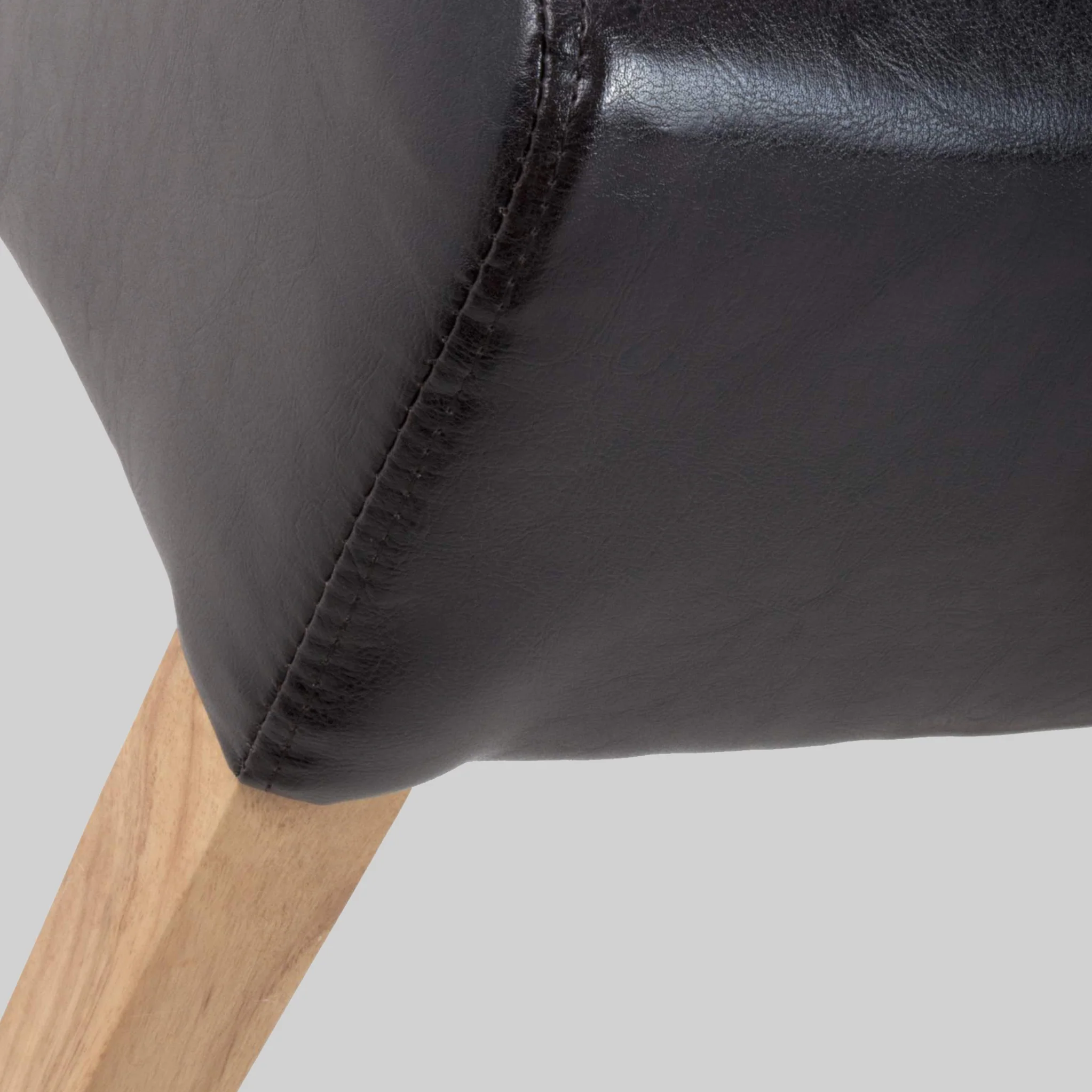 Genna Bonded Leather Dining Chair - Image 18