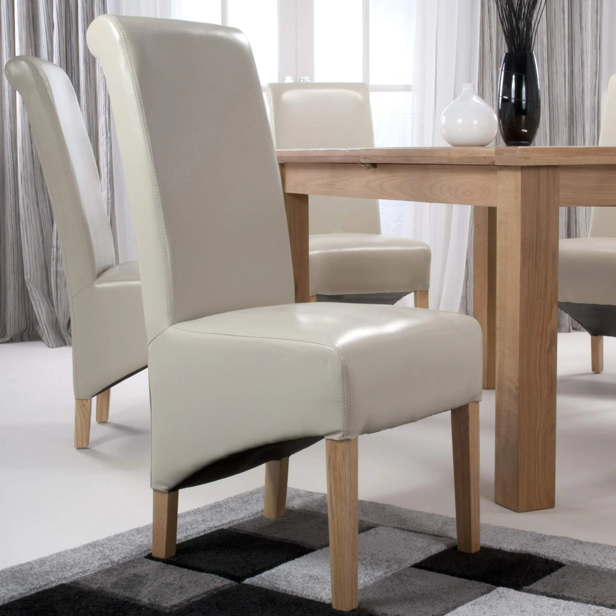 Genna Bonded Leather Dining Chair - Image 27