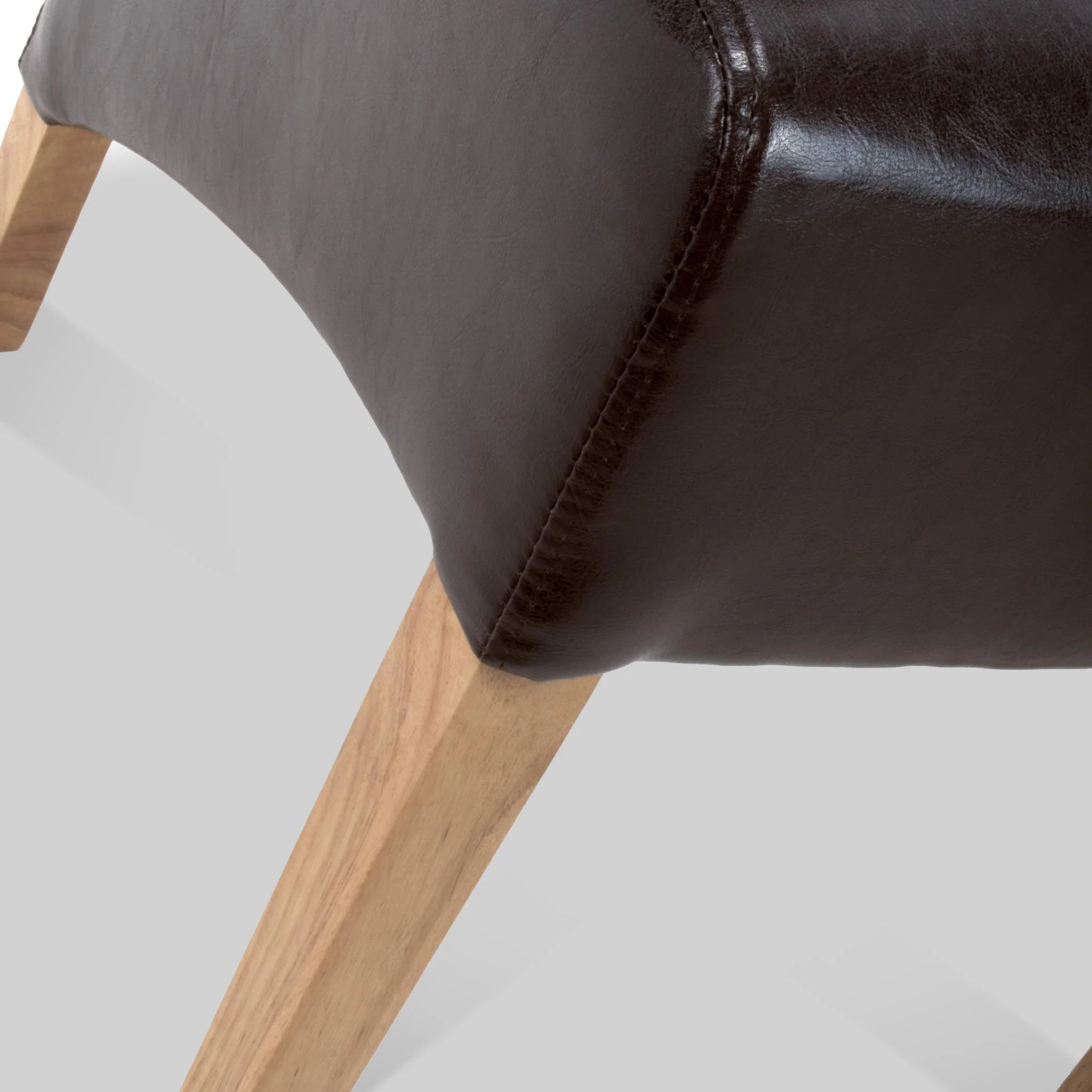 Genna Bonded Leather Dining Chair - Image 40
