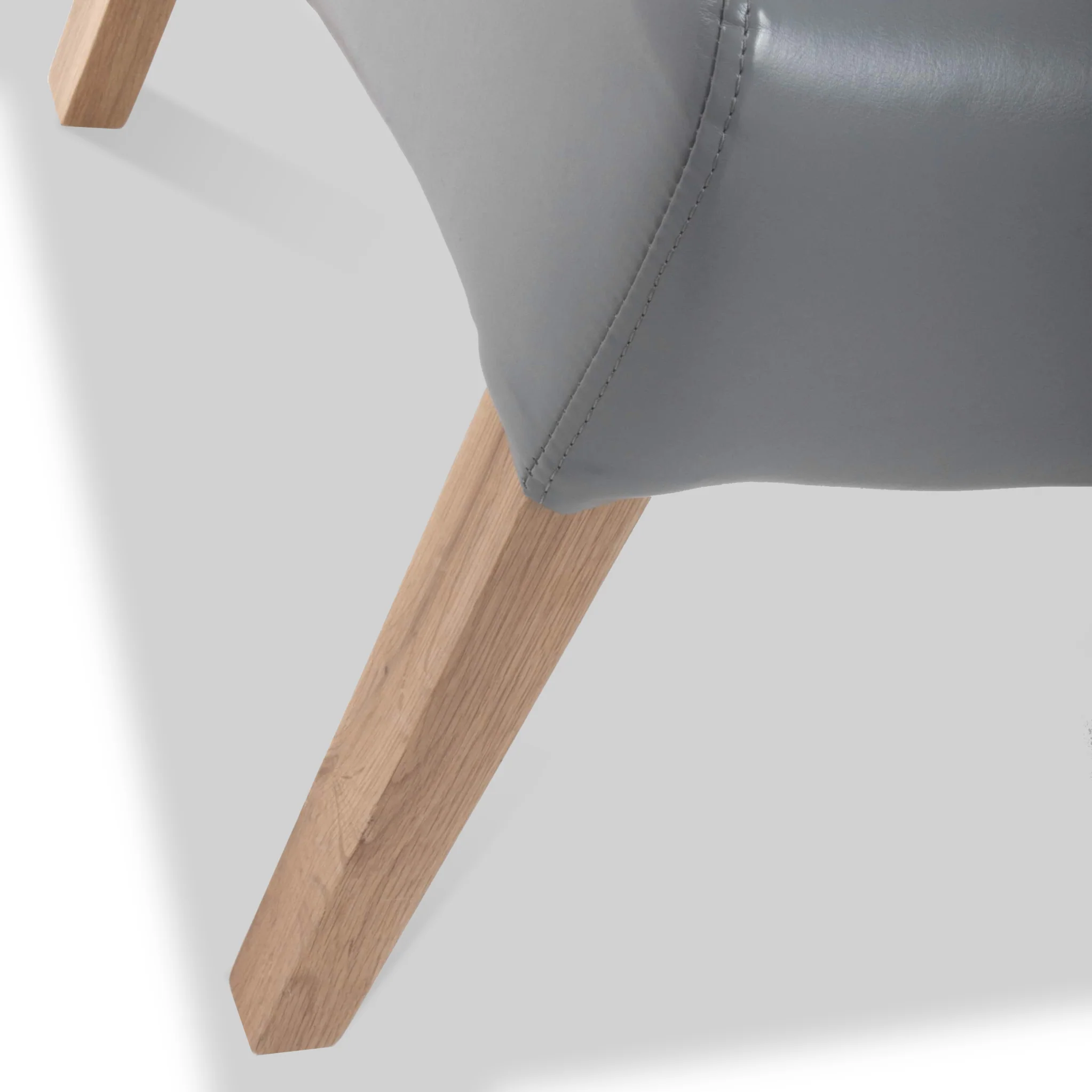 Genna Bonded Leather Dining Chair - Image 9