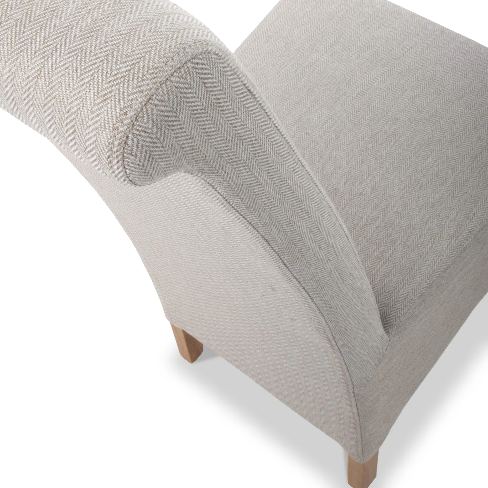Genna Herringbone Dining Chair - Image 7