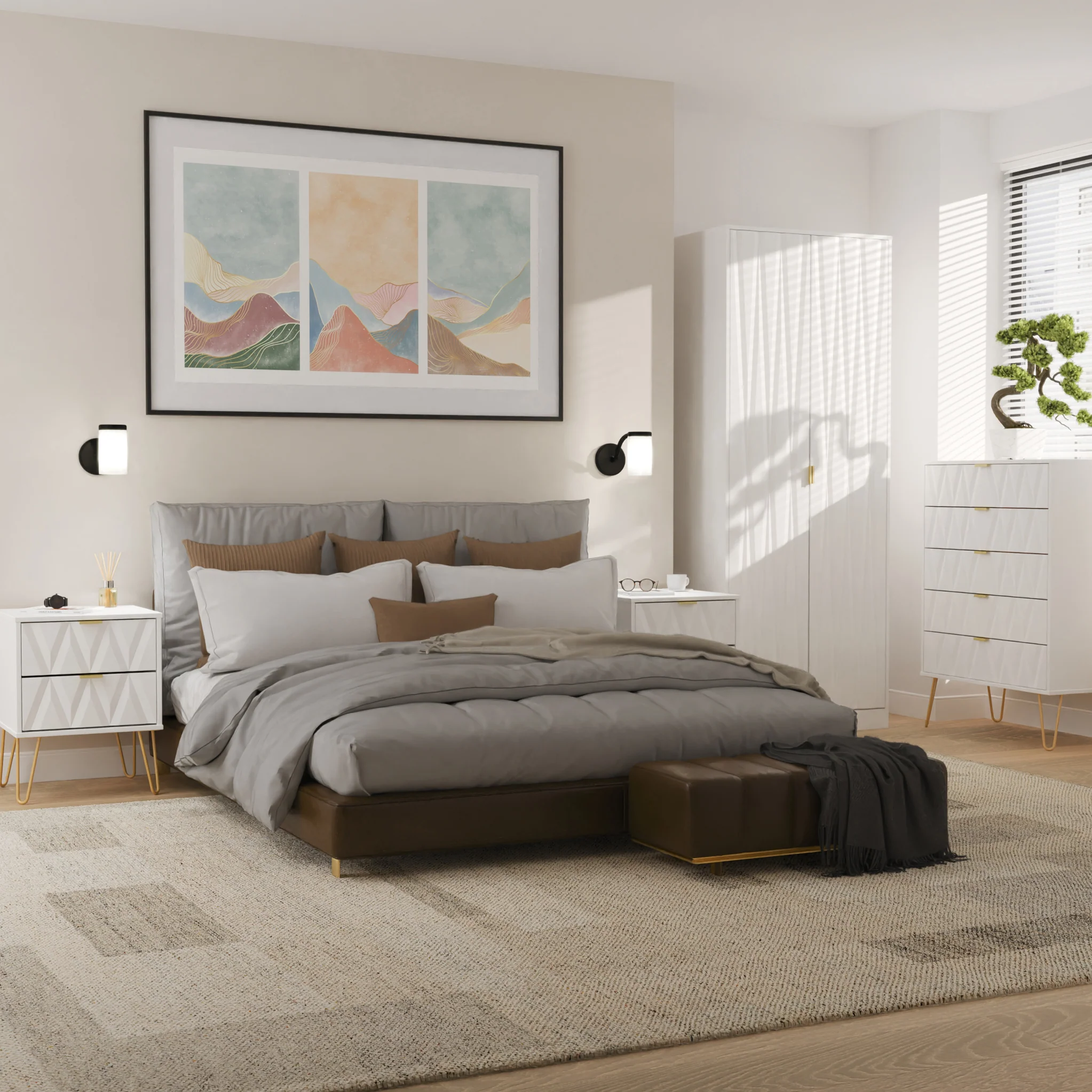 Geo 4 Piece Bedroom Furntiure Set - Image 22