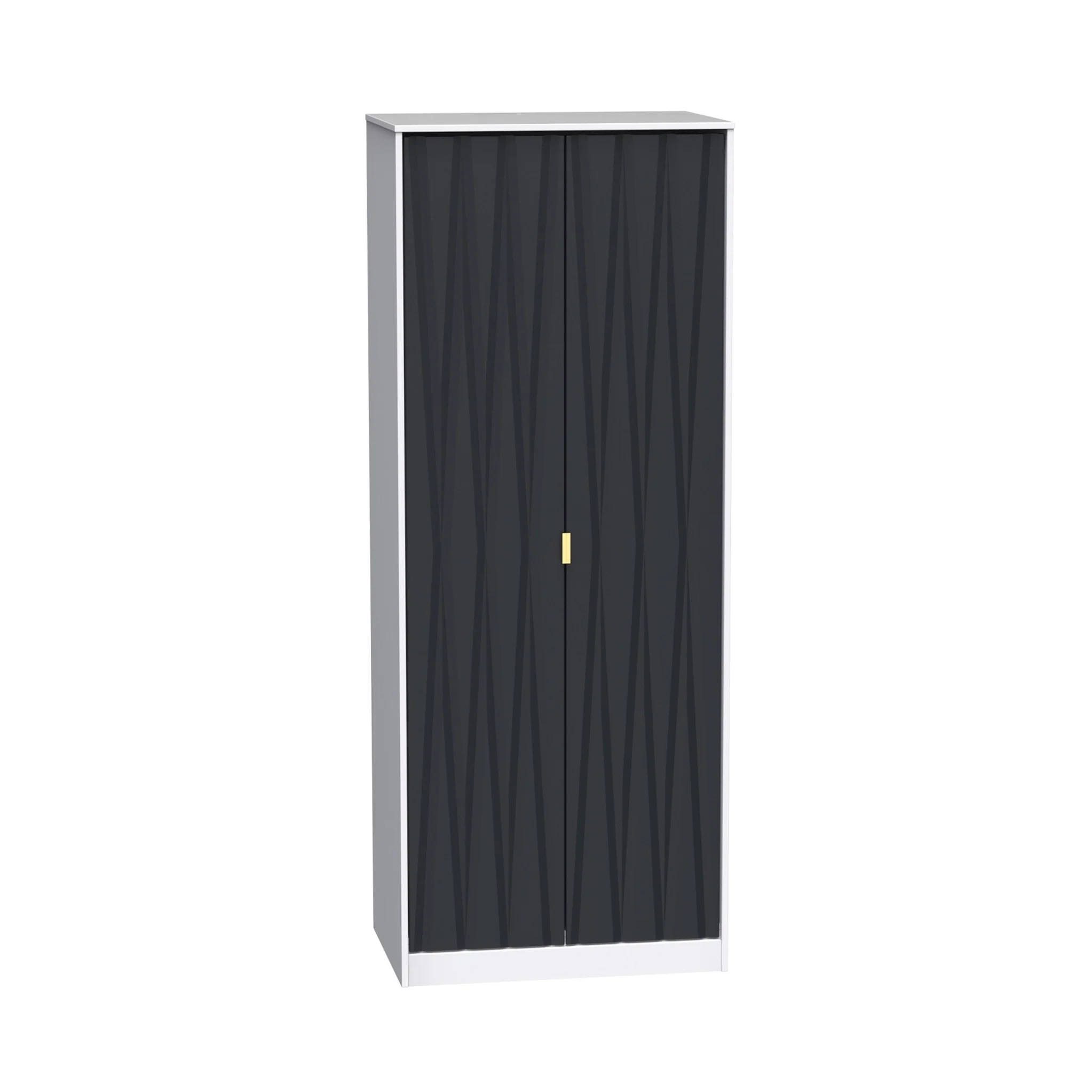 Geo Panelled 2 Door Wardrobe - Image 5