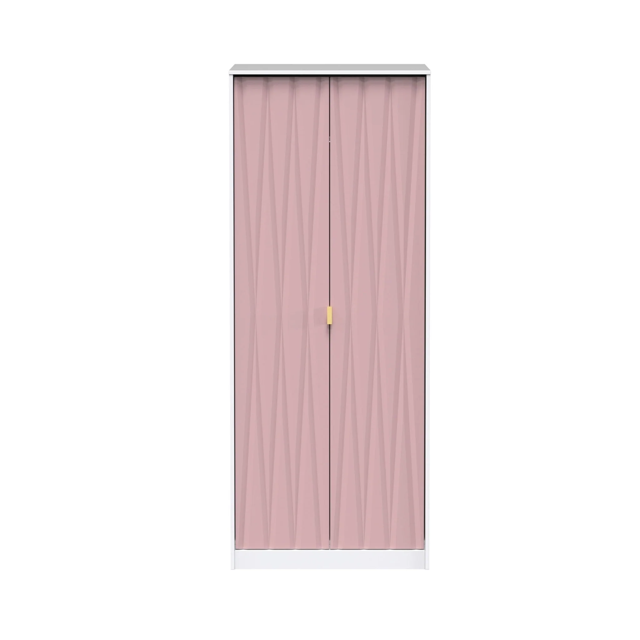 Geo Panelled 2 Door Wardrobe - Image 4