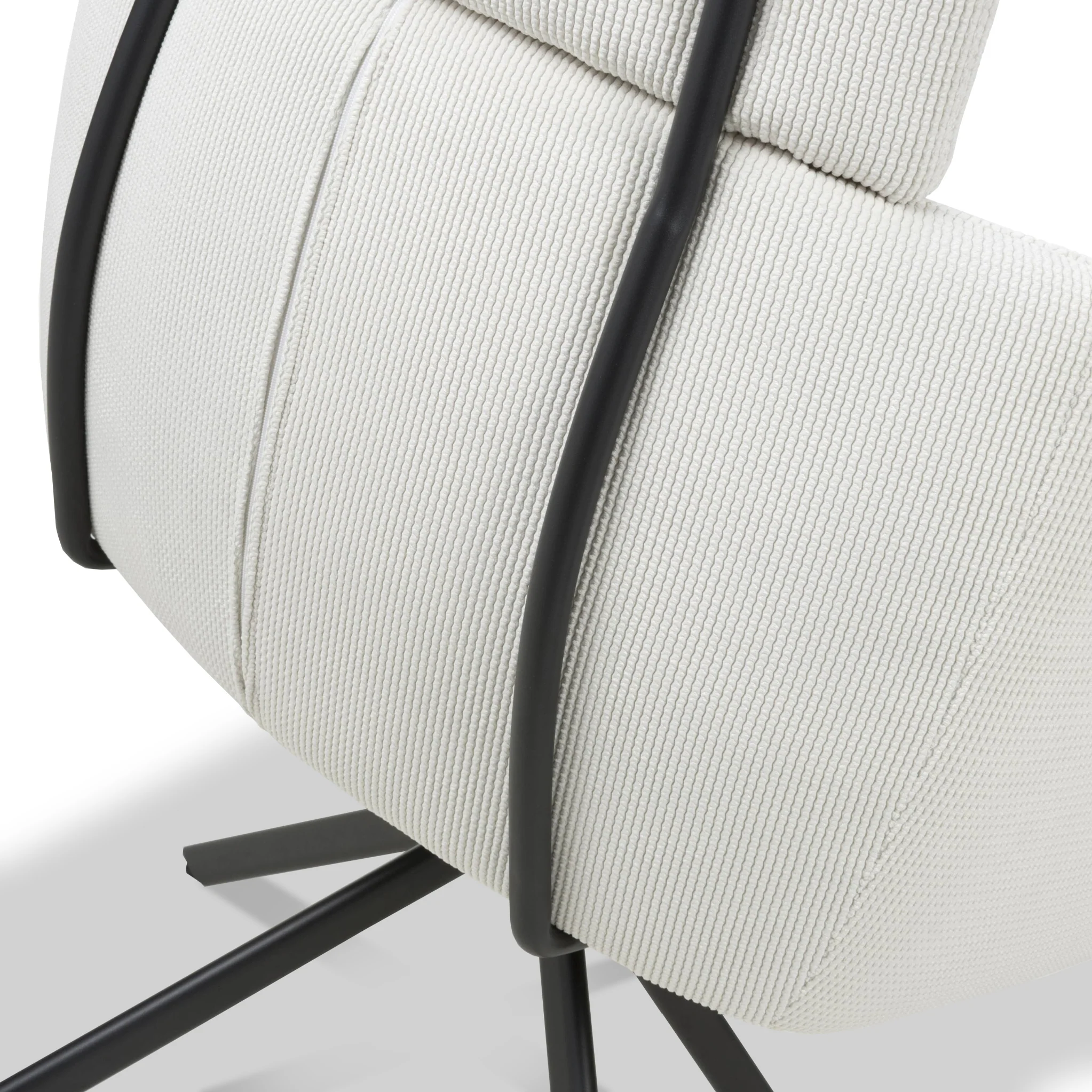 Gilston Corduroy Swivel Dining Chair - Image 5