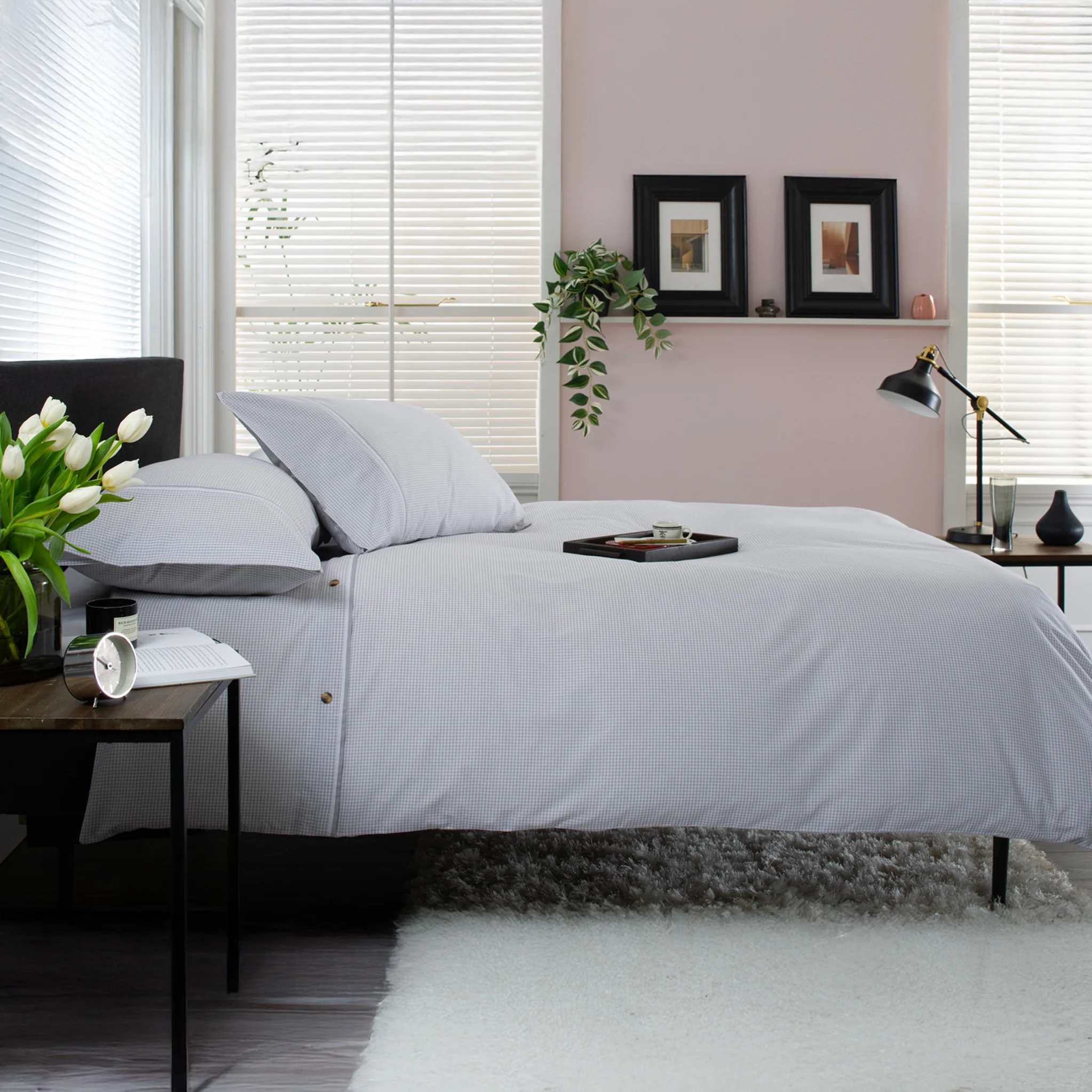 Gingham Duvet Set - Image 2