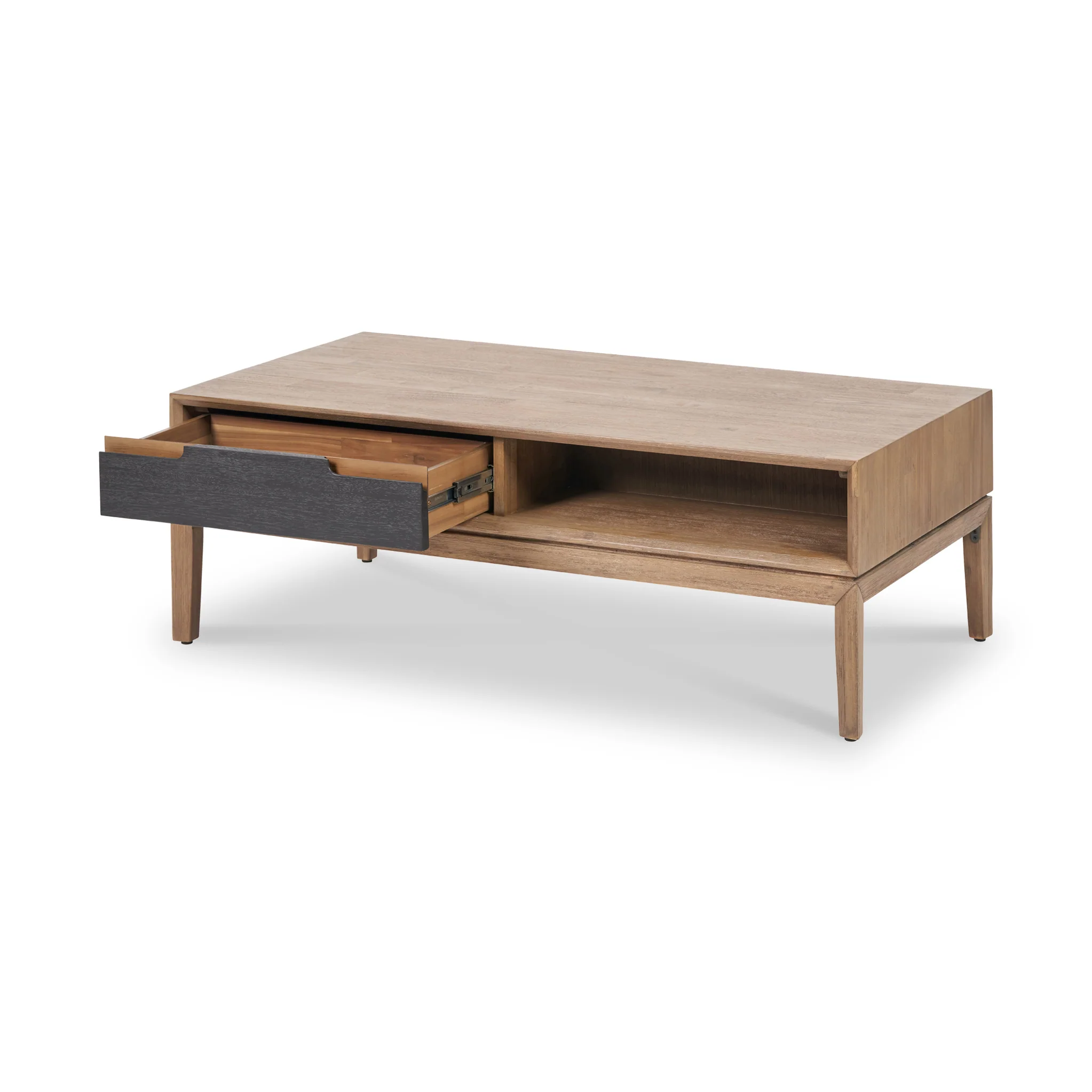 Gio Acacia 2 Drawer Coffee Table - Image 4