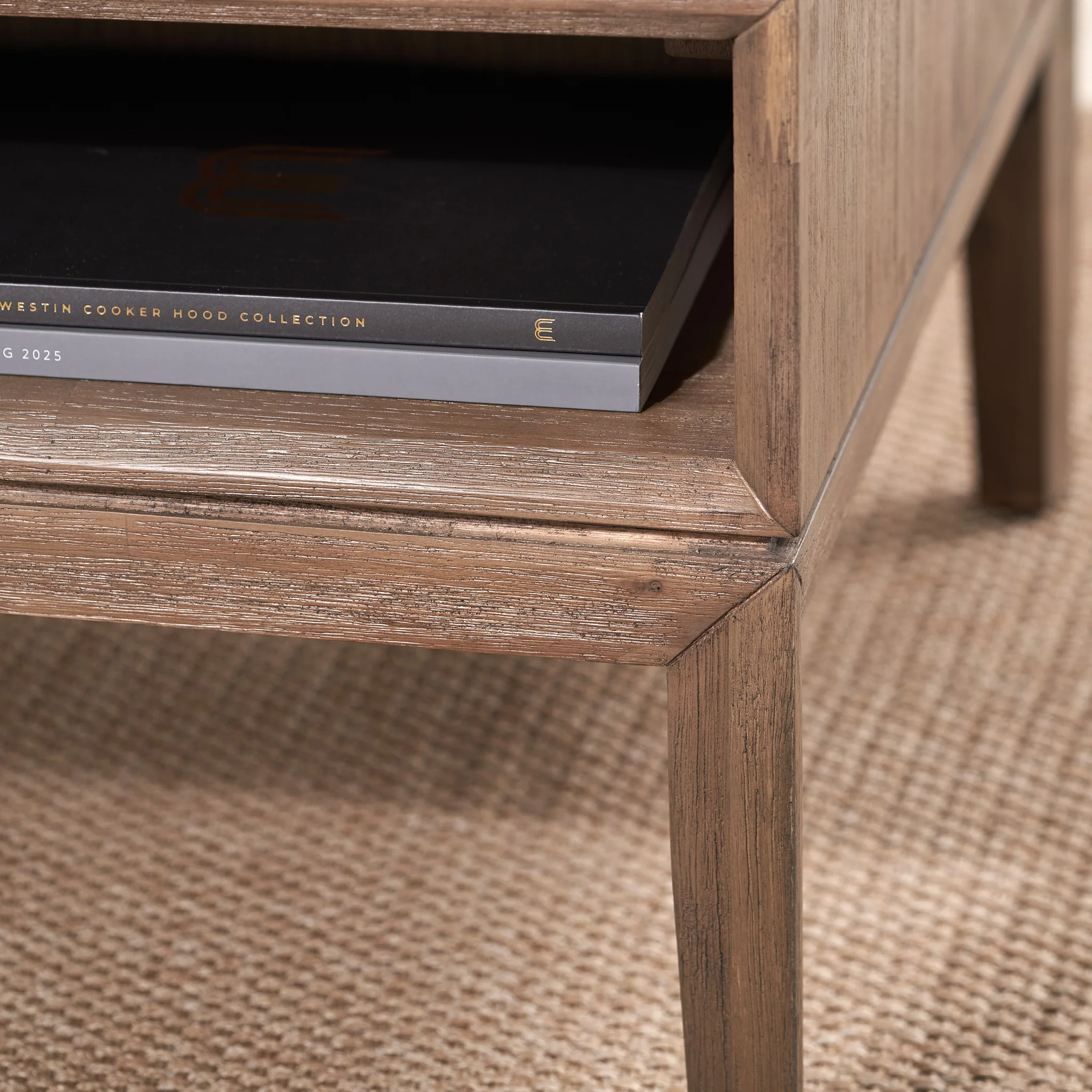 Gio Acacia 2 Drawer Coffee Table - Image 7