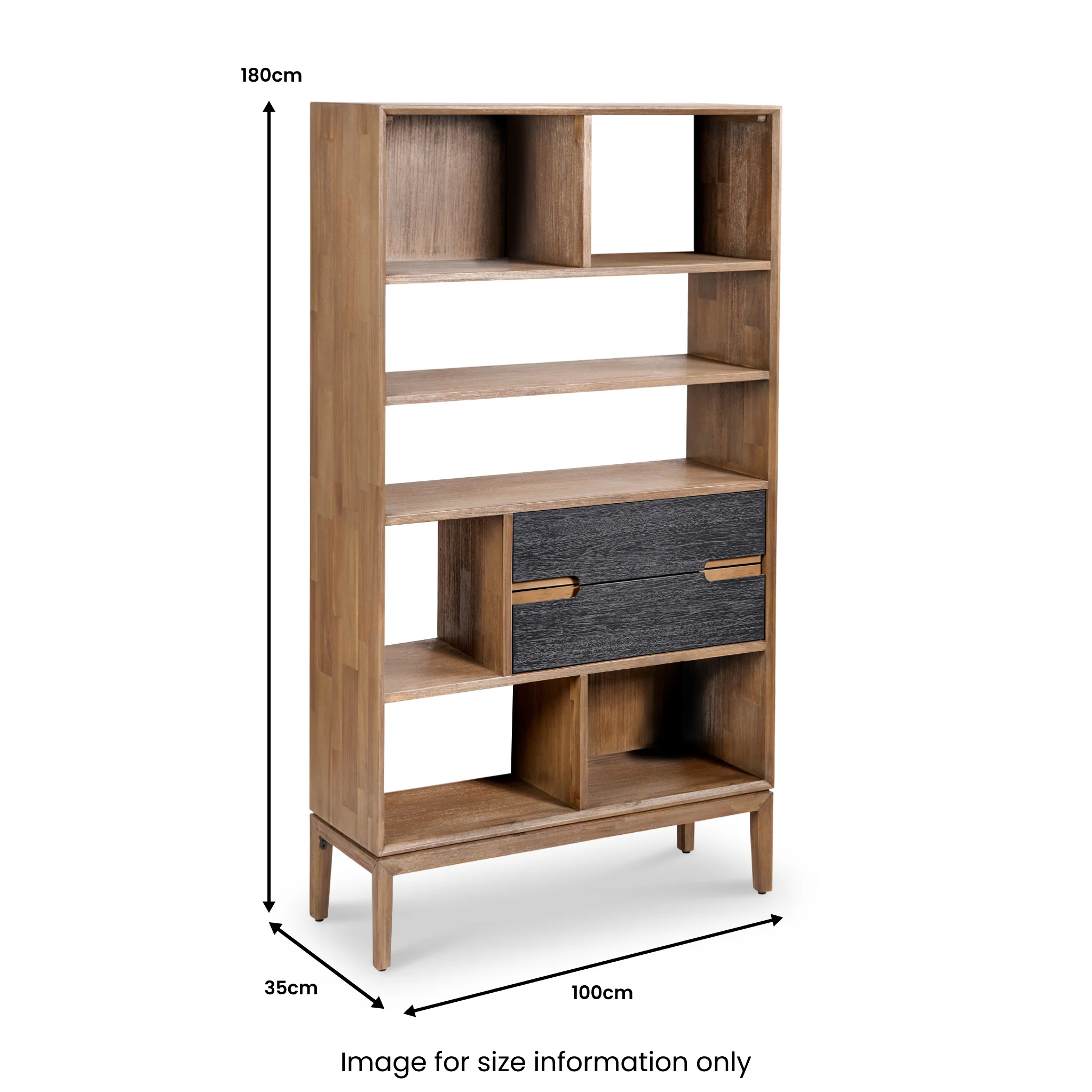 Gio Acacia Bookcase - Image 11