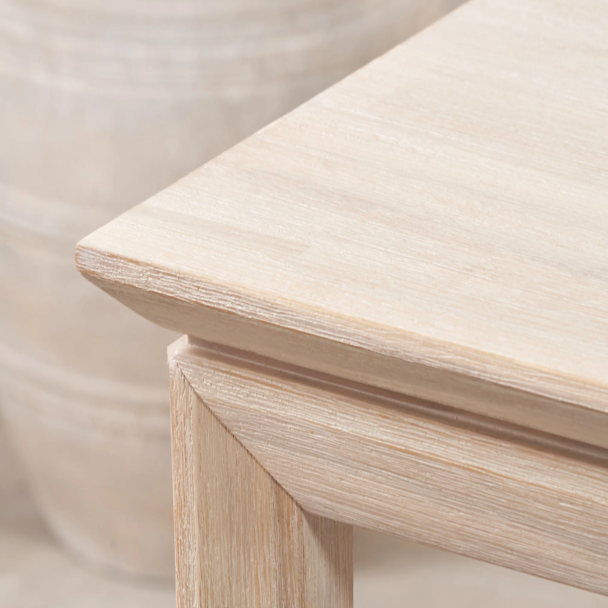 Gio White Sand Acacia 180cm Dining Table - Image 4