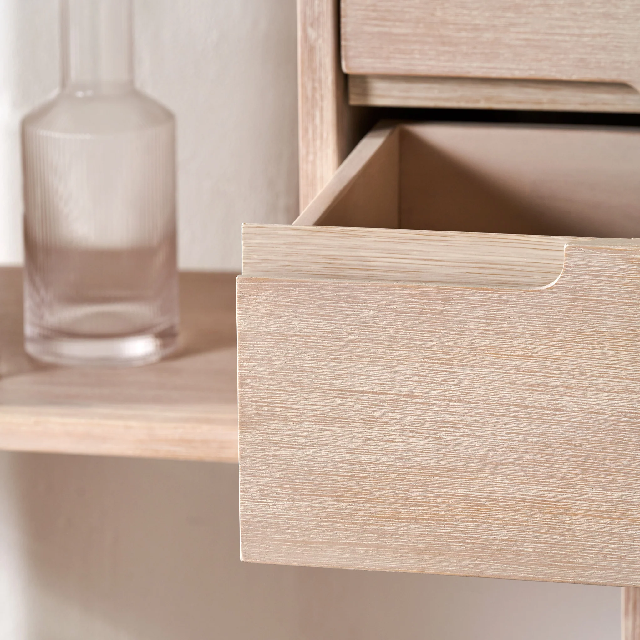 Gio White Sand Acacia Bookcase - Image 5