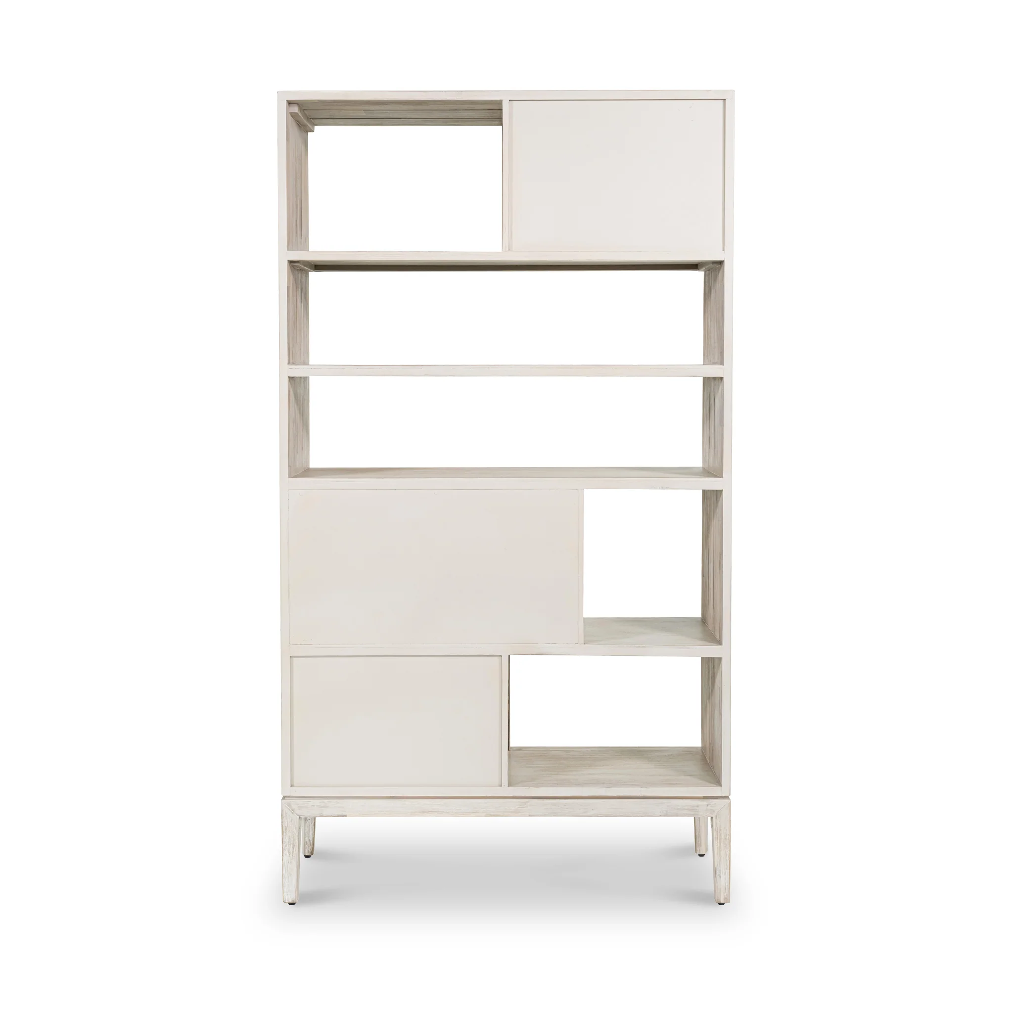 Gio White Sand Acacia Bookcase - Image 8