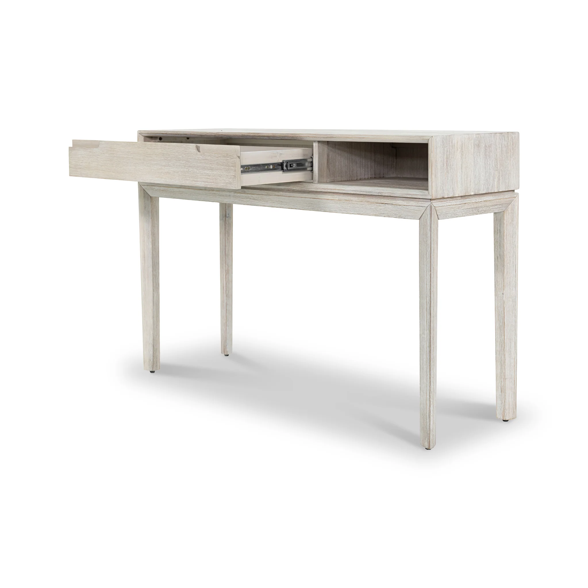 Gio White Sand Acacia Console Table - Image 3