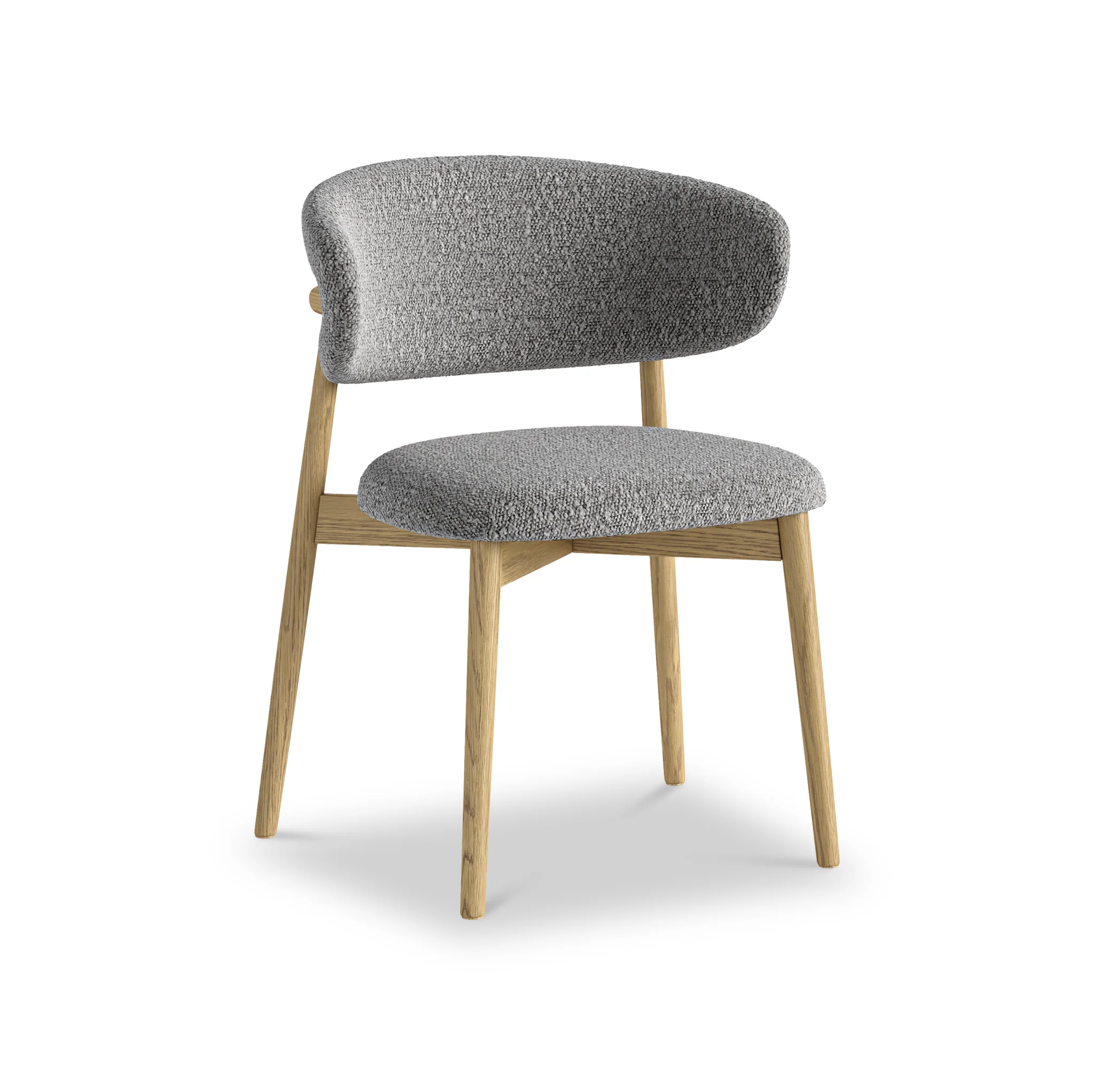 Girona Boucle Dining Chair - Image 3