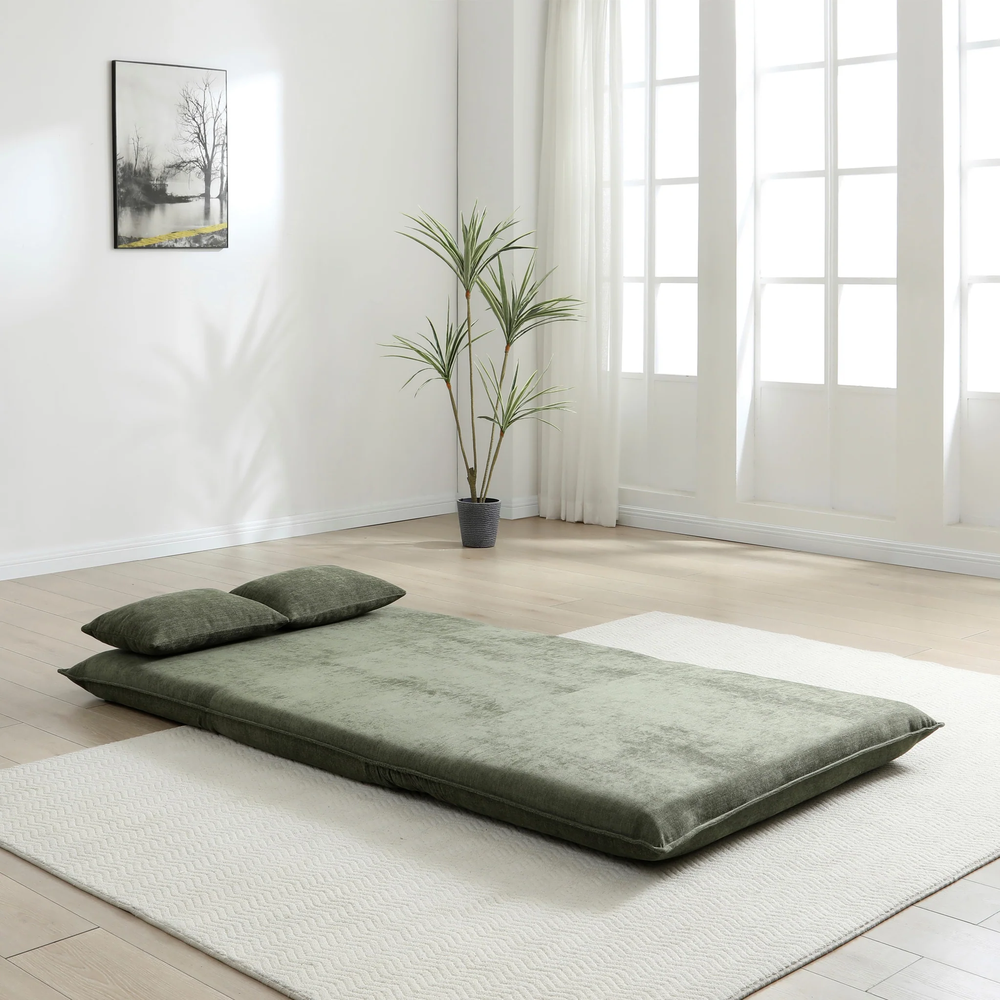 Grayson Chenille Sofa Bed - Image 47