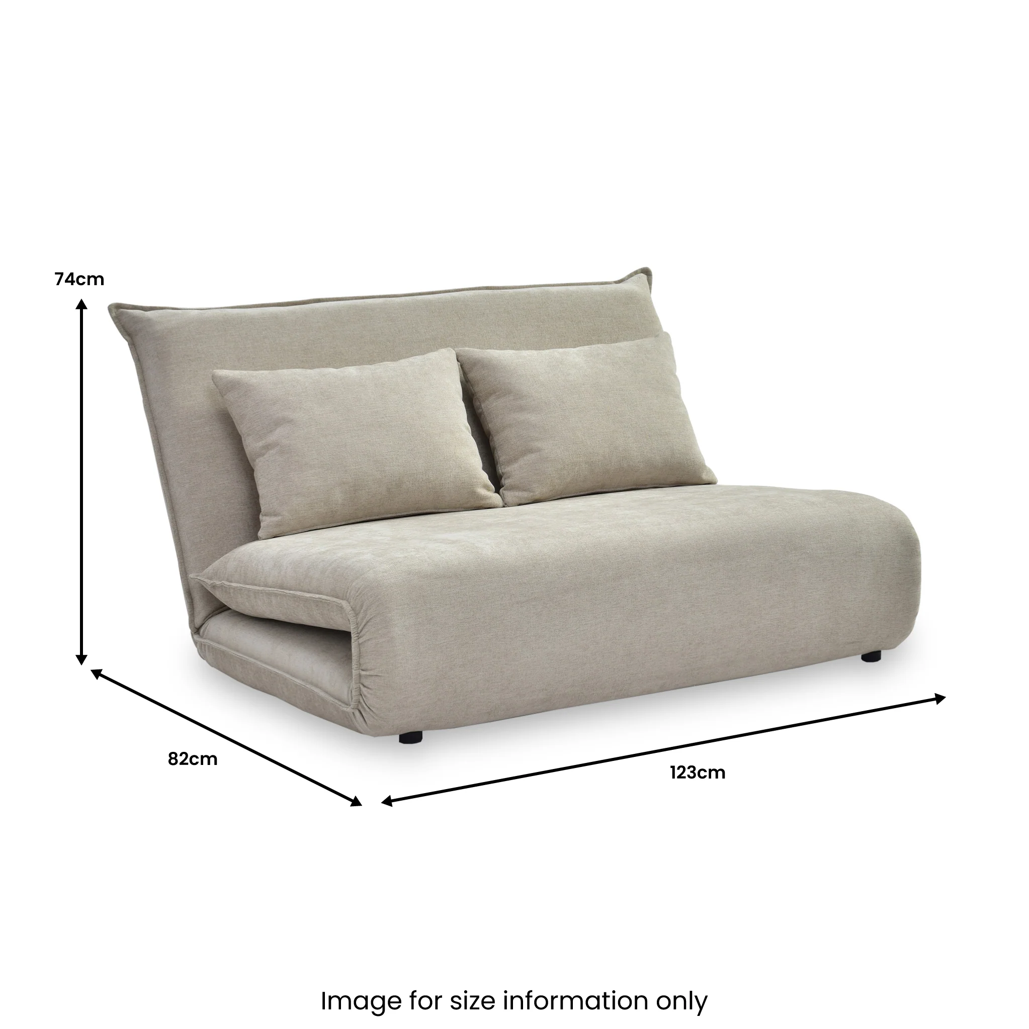 Grayson Chenille Sofa Bed - Image 58