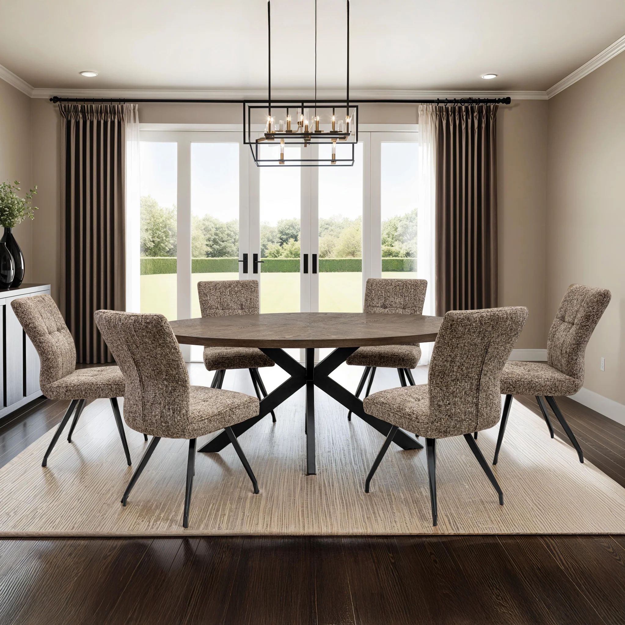 Haden 180cm Oval Oak Dining Table - Image 2