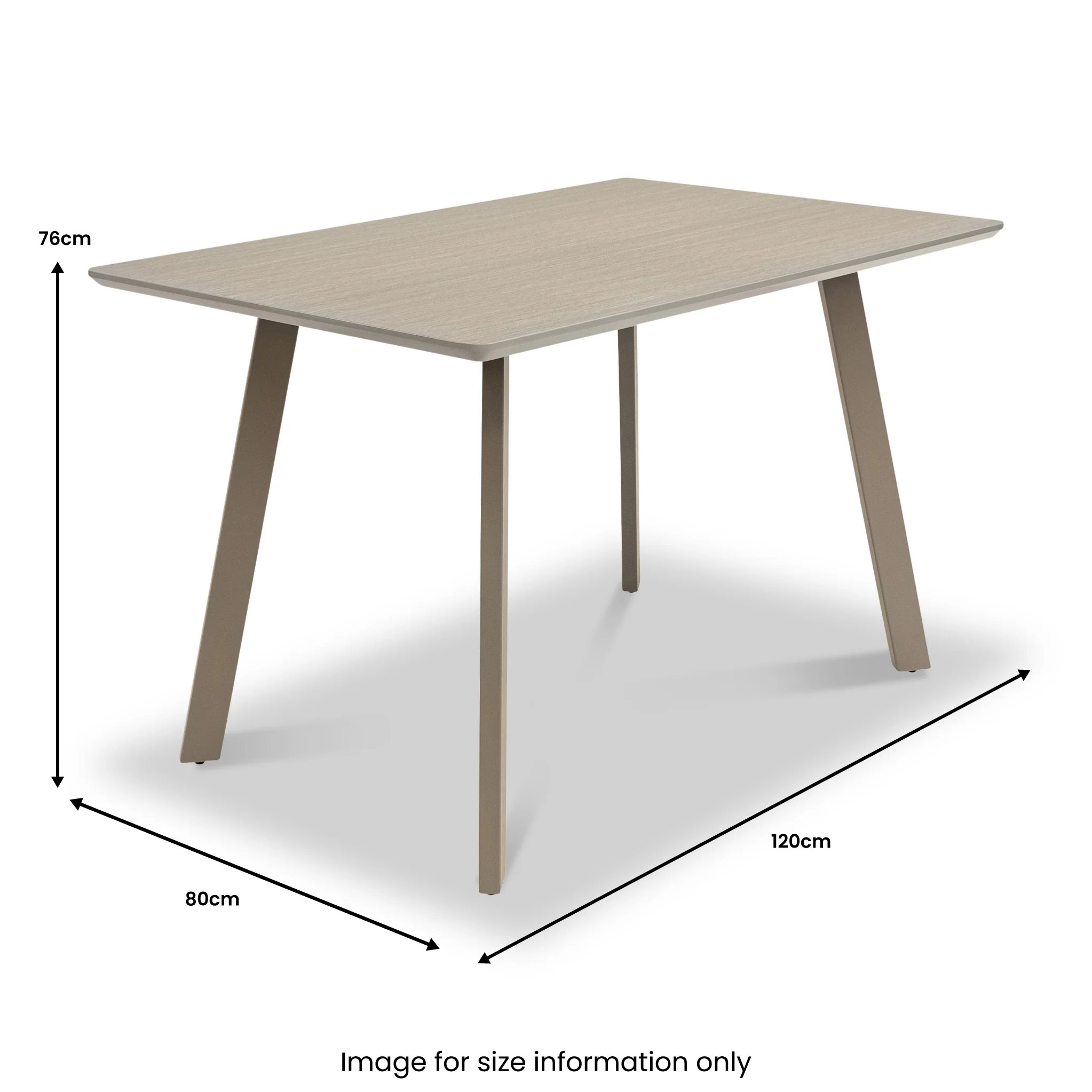 Hadley 120cm  Dining Table - Image 6