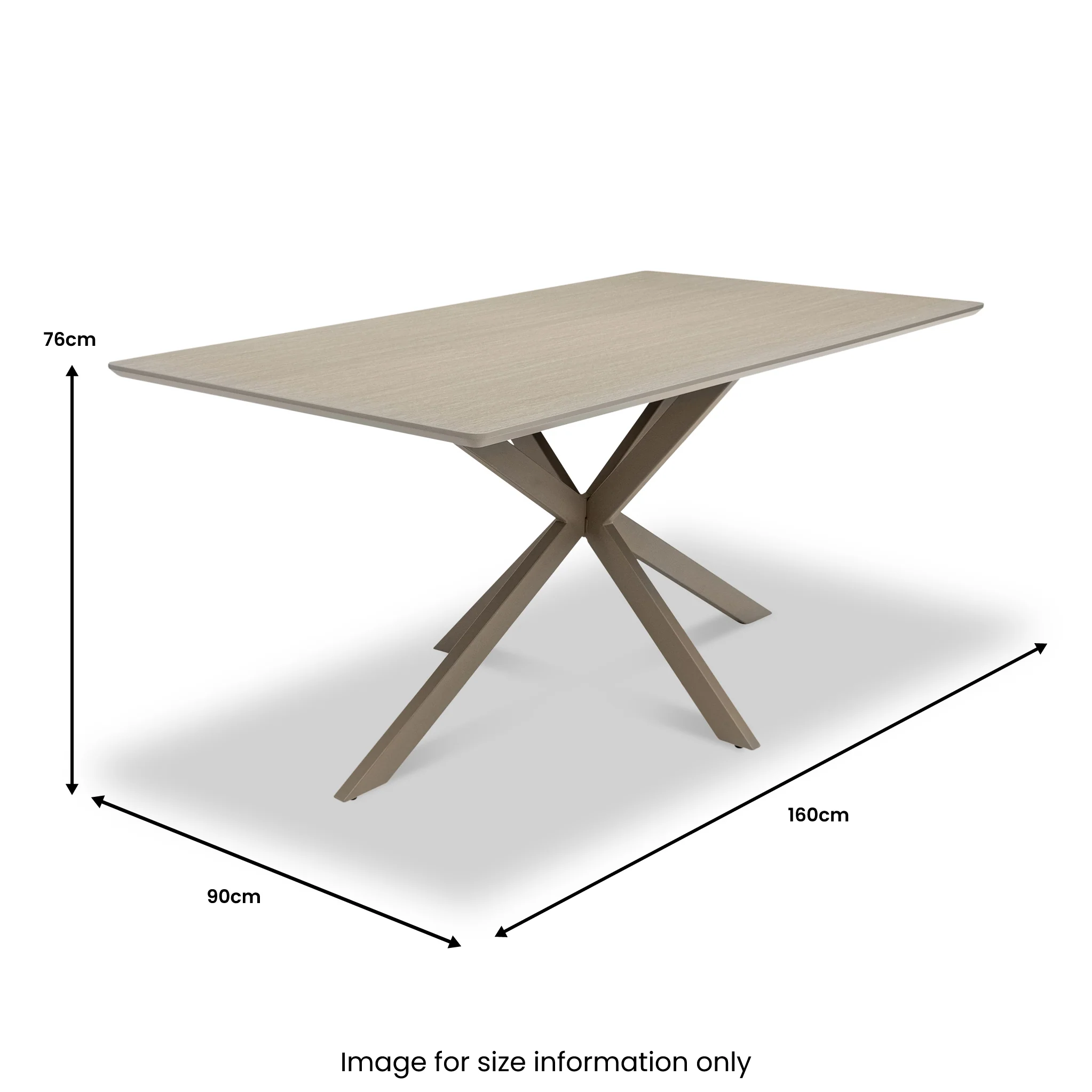 Hadley 160cm Dining Table - Image 5