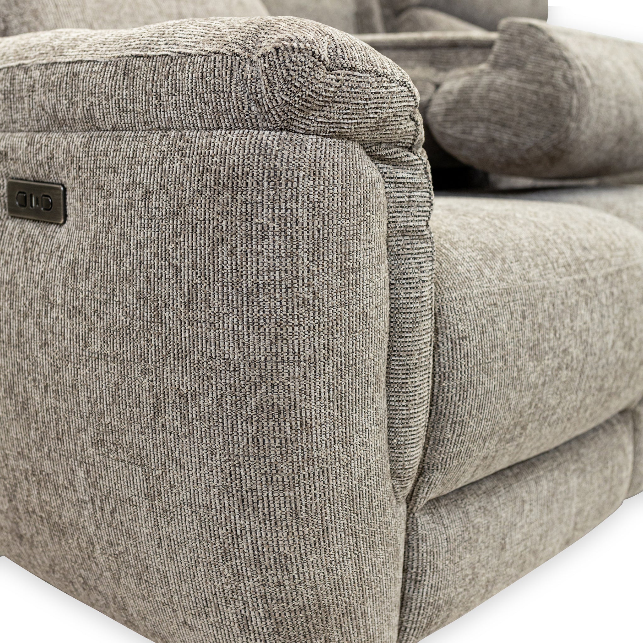 Hadlow Power Recliner 3 Seater Sofa with Console - Image 15