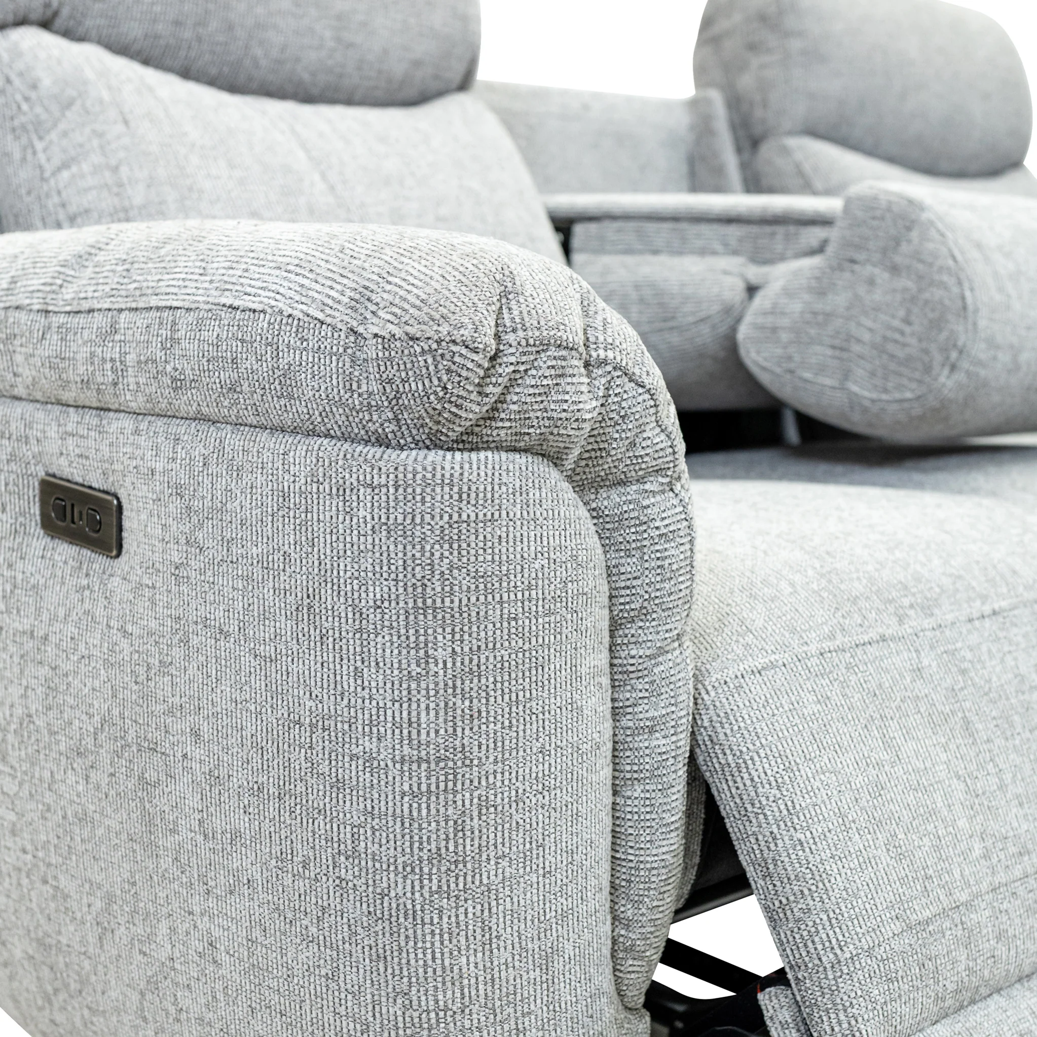 Hadlow Power Recliner 3 Seater Sofa with Console - Image 4