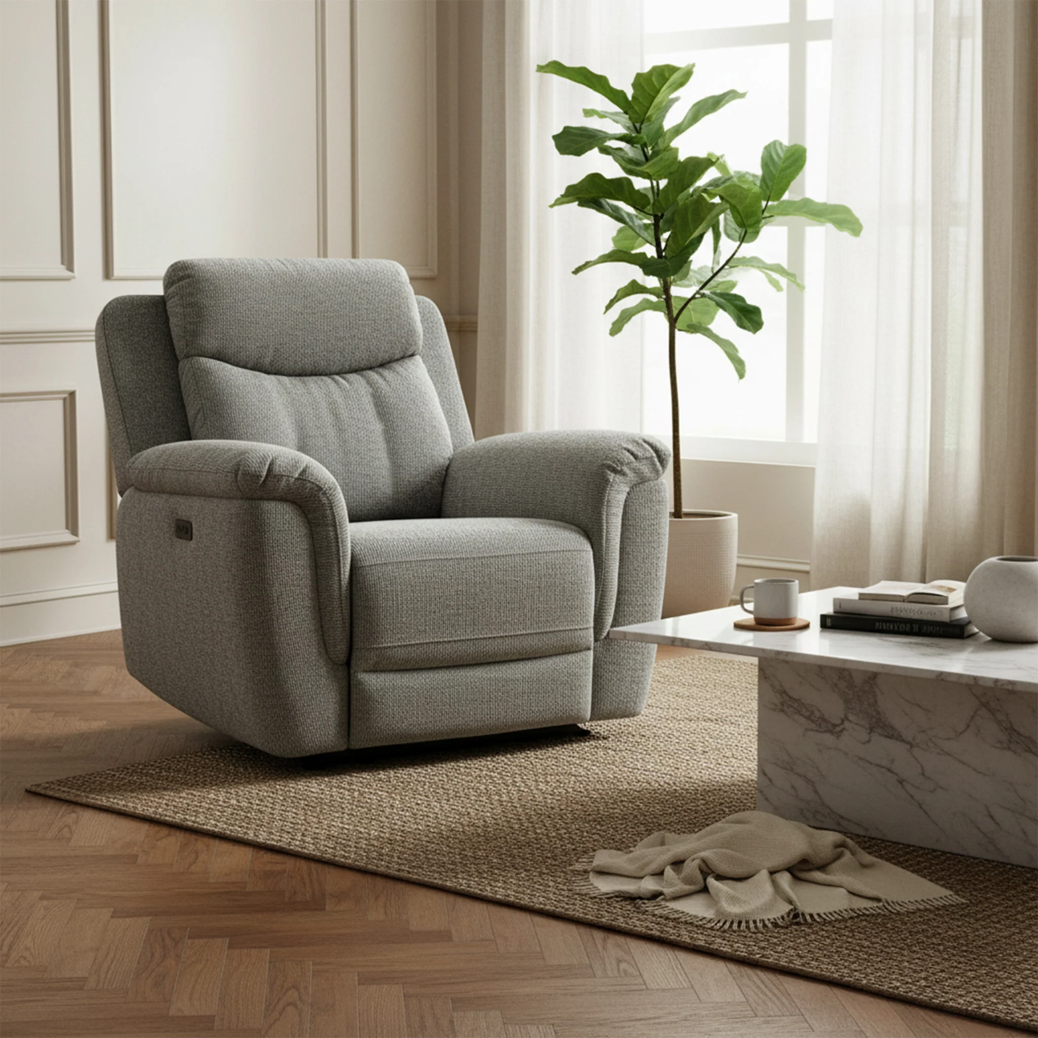 Hadlow Power Recliner Armchair - Image 2