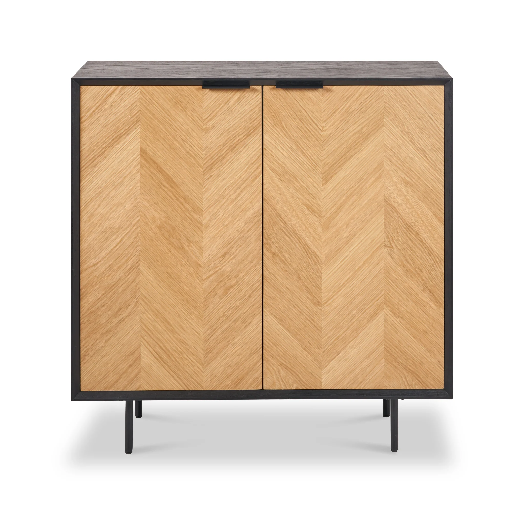 Hailee Oak and Pine 2 Door Cabinet - Image 3