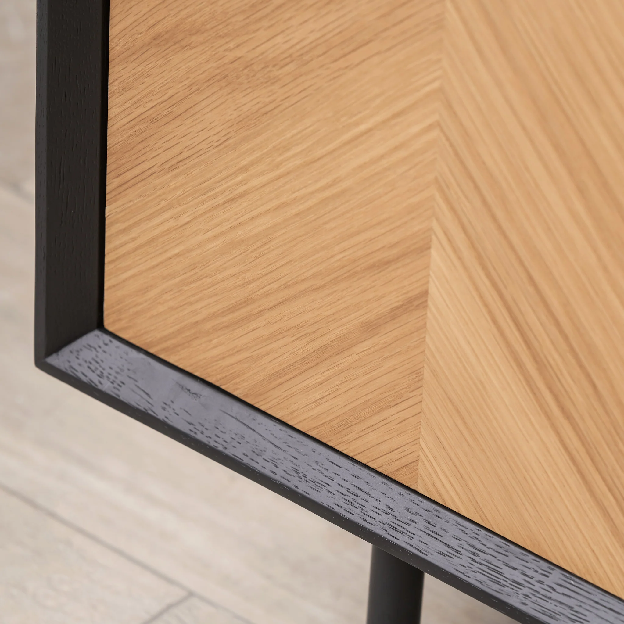 Hailee Oak and Pine 2 Door Cabinet - Image 6