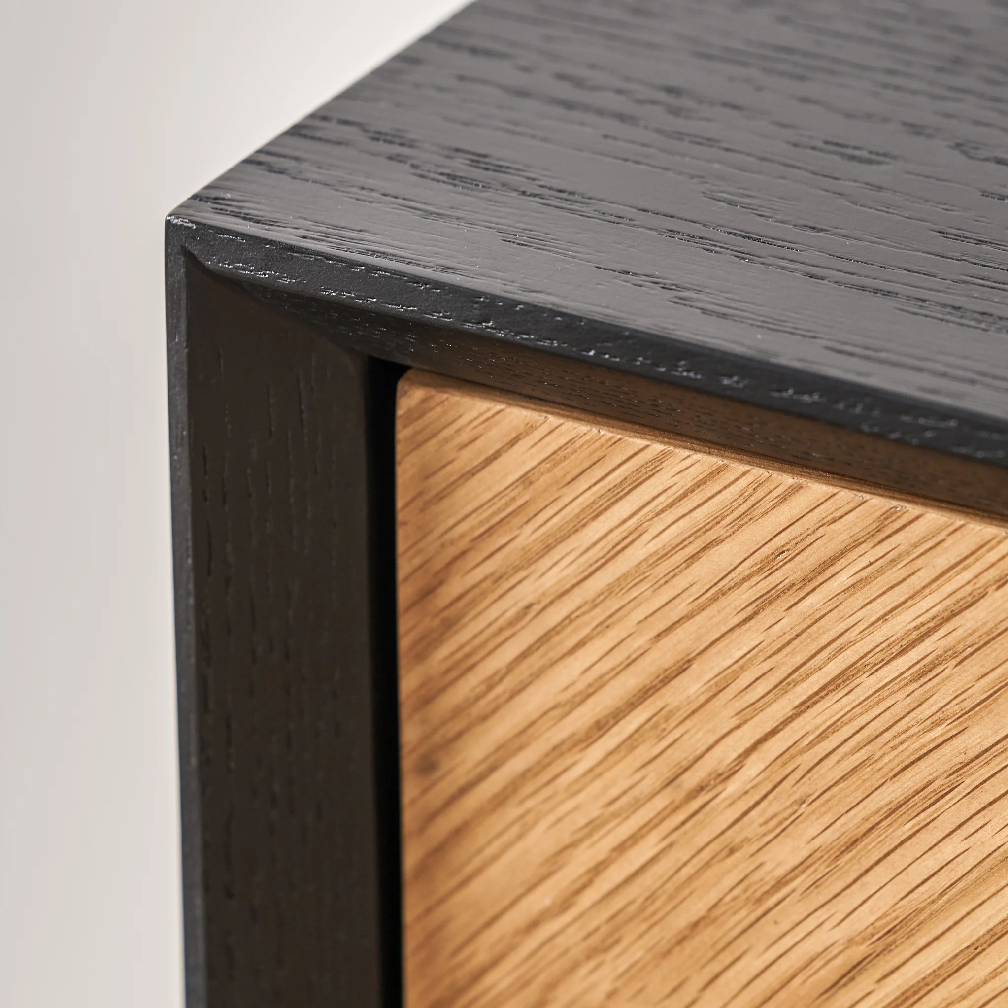 Hailee Oak and Pine 2 Drawer Console Table - Image 7