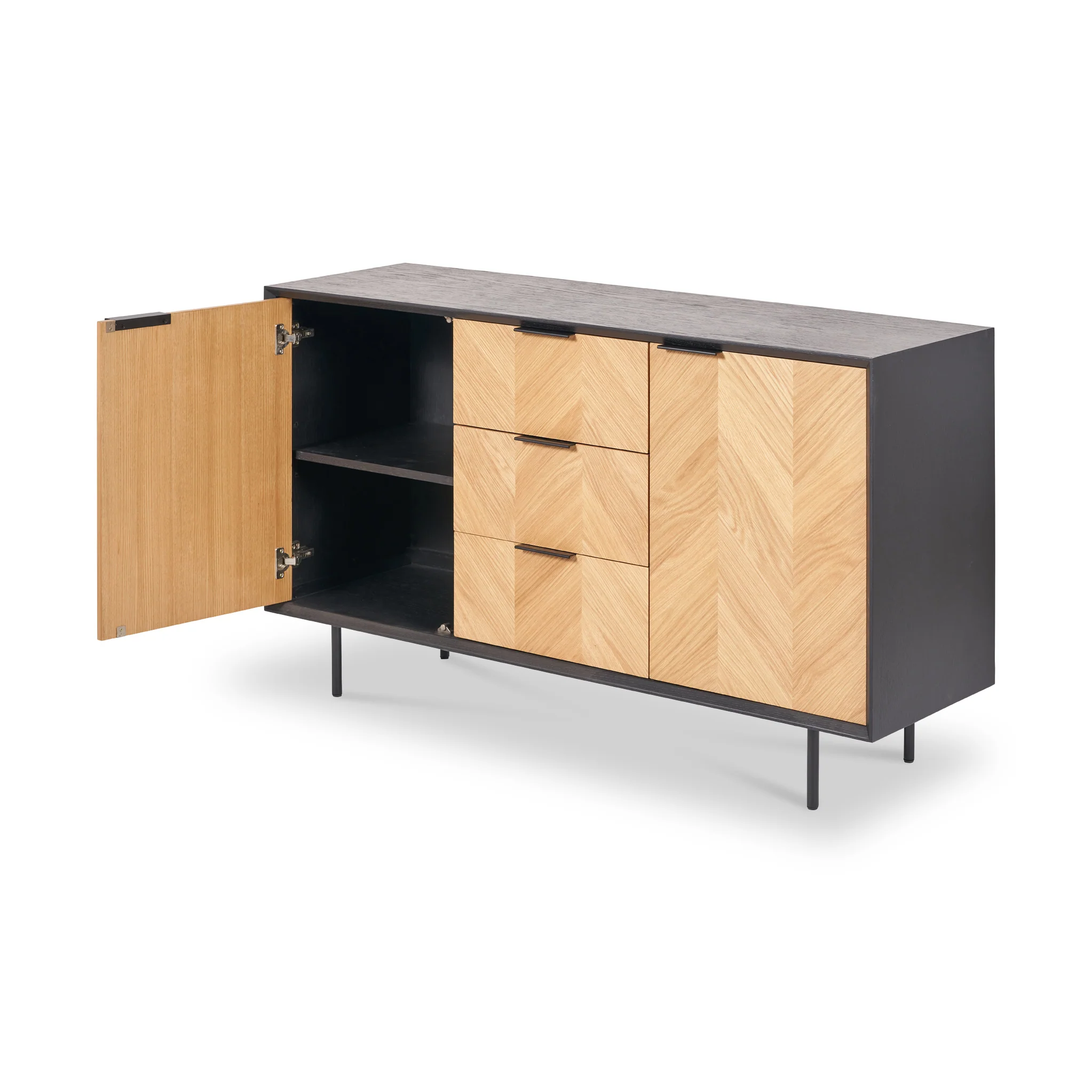 Hailee Oak and Pine Large Sideboard - Image 6
