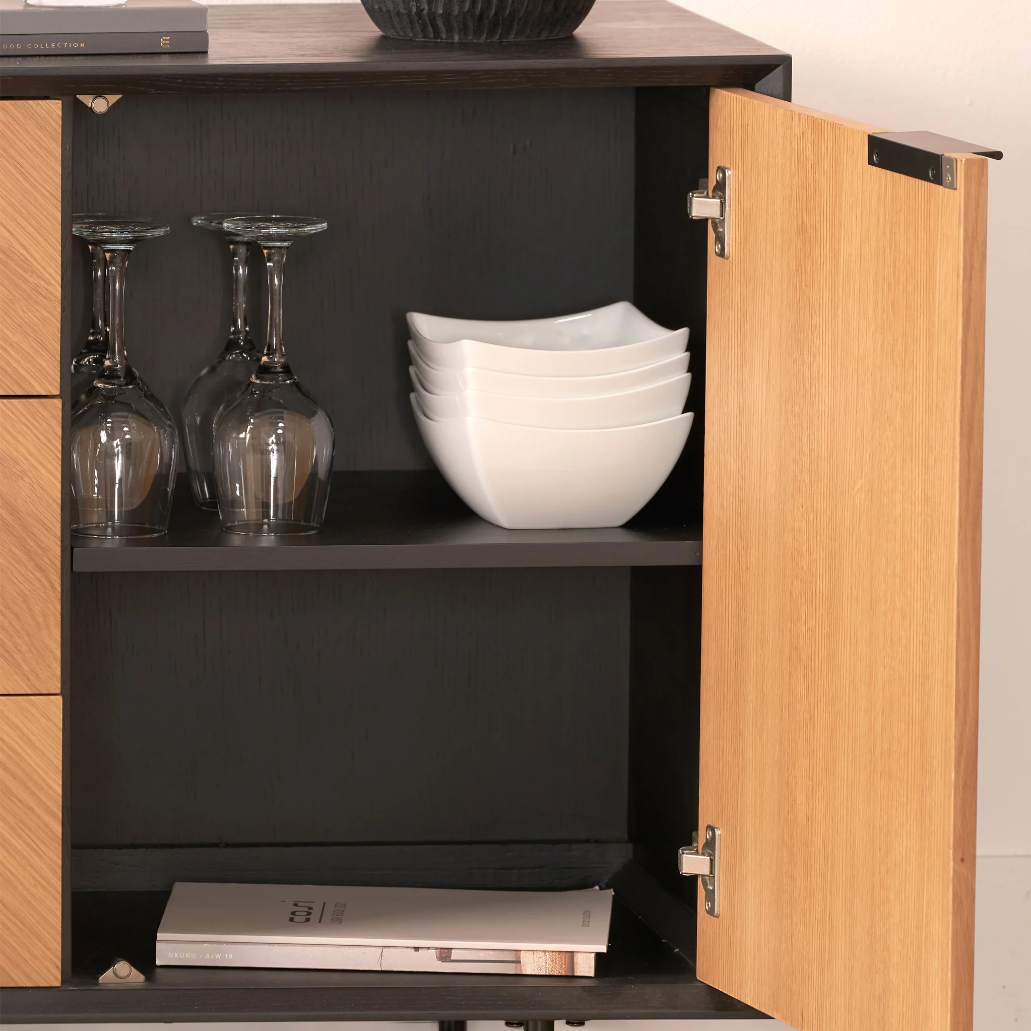 Hailee Oak and Pine Large Sideboard - Image 7