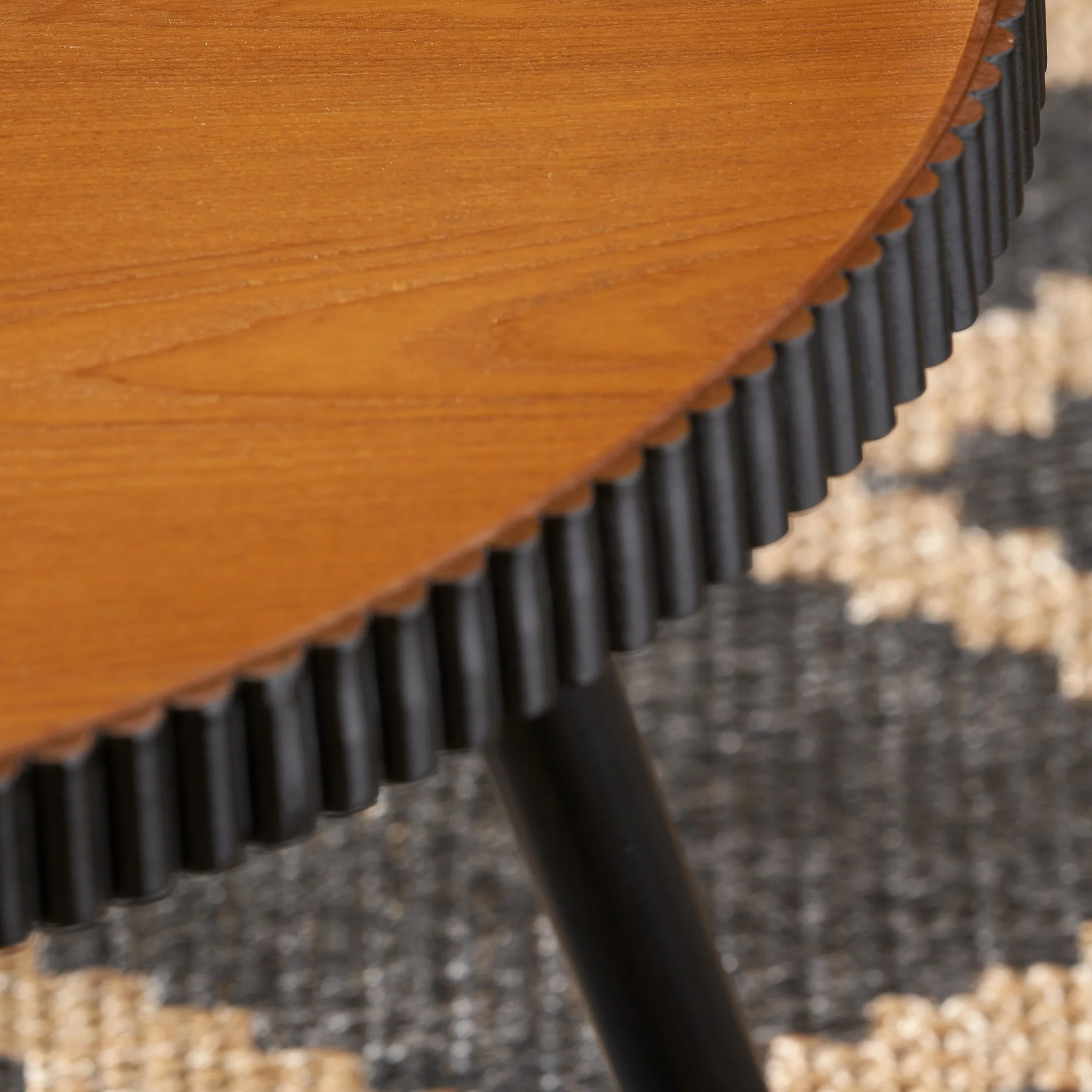 Hammond Pine Fluted Edge Coffee Table - Image 5