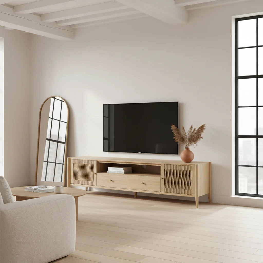 Harborough Oak 200cm TV Unit - Image 2