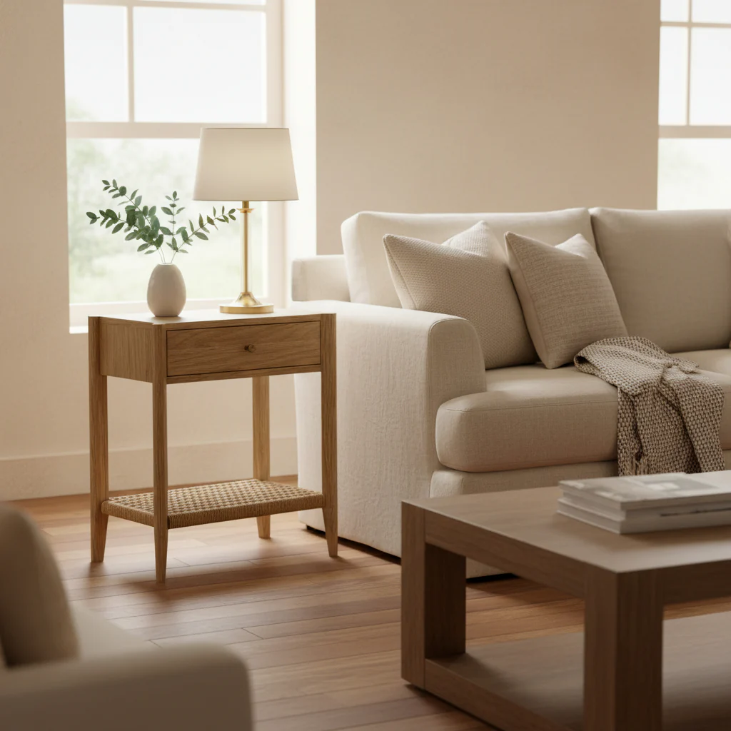 Harborough Oak Side Table - Image 2
