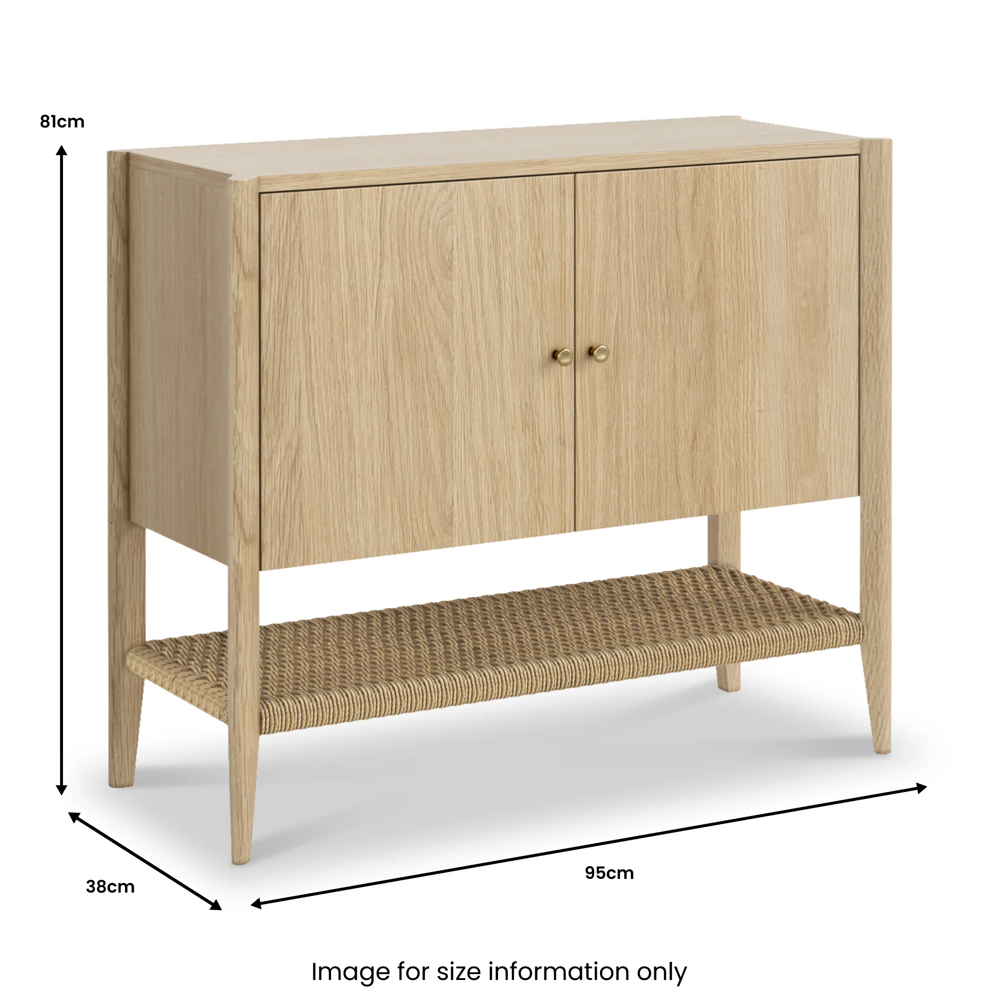 Harborough Oak Small Sideboard - Image 5