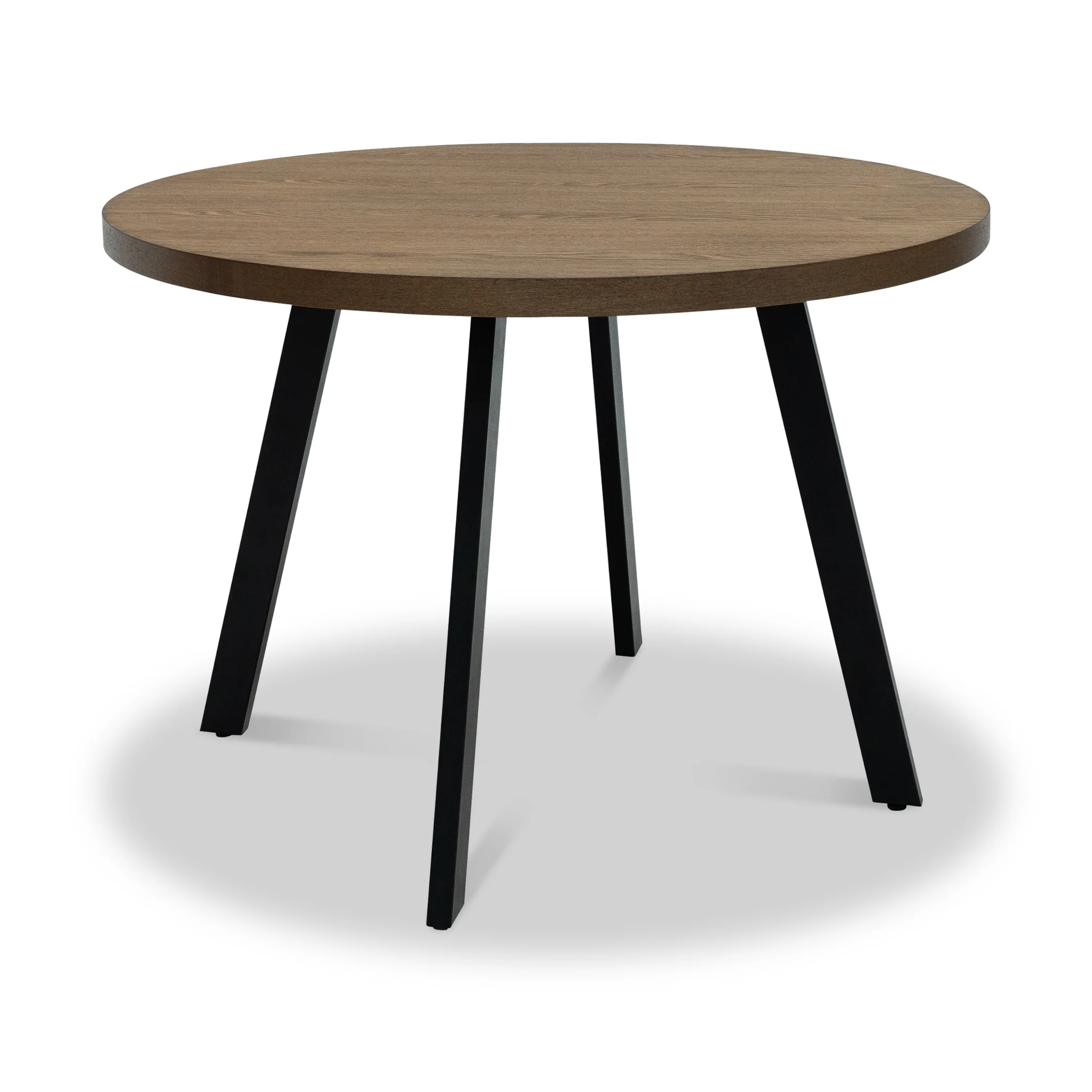 Harding 110cm Round Dining Table with 4 Faux Leather Dining Chairs - Image 4