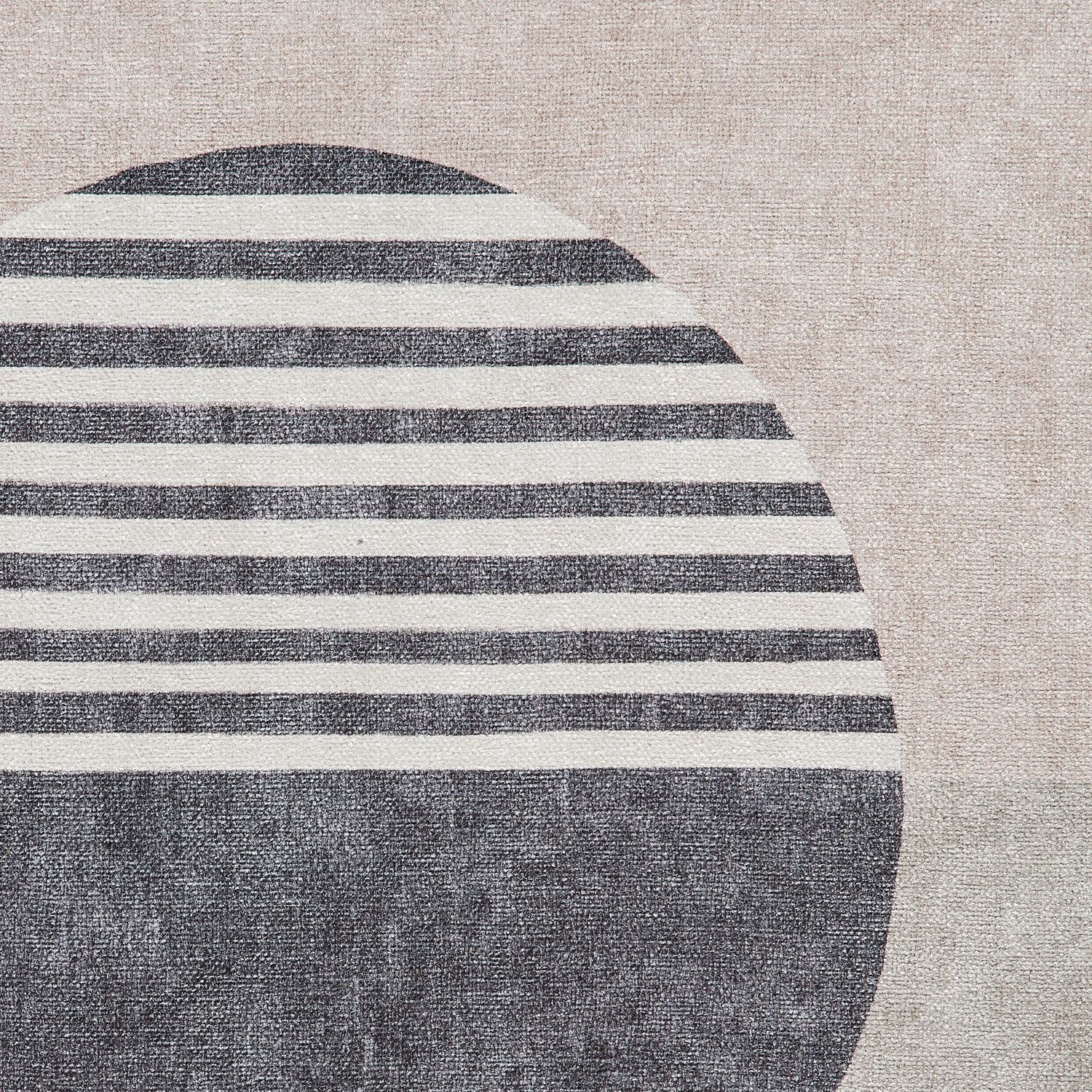Harford Circle Design Flatweave Washable Rug - Image 19