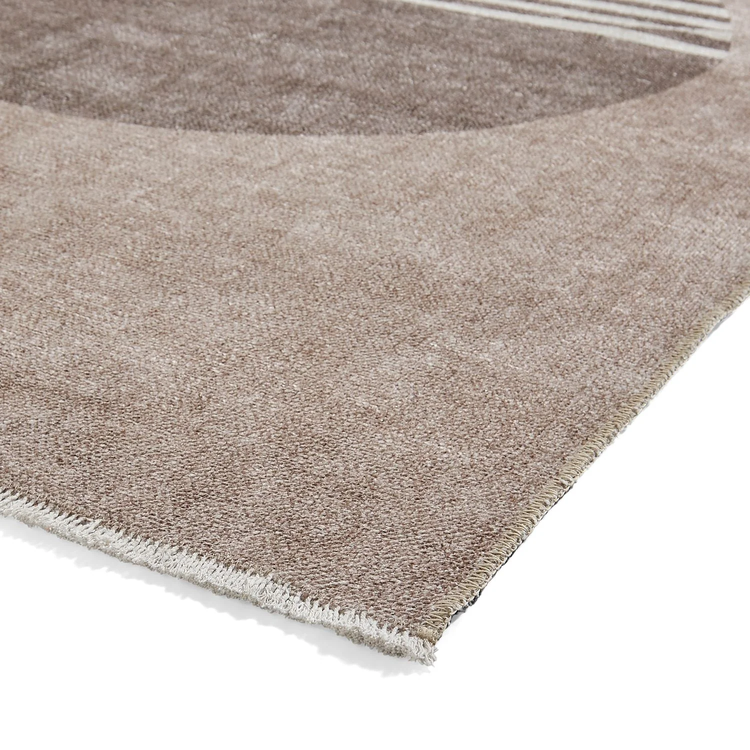 Harford Circle Design Flatweave Washable Rug - Image 9