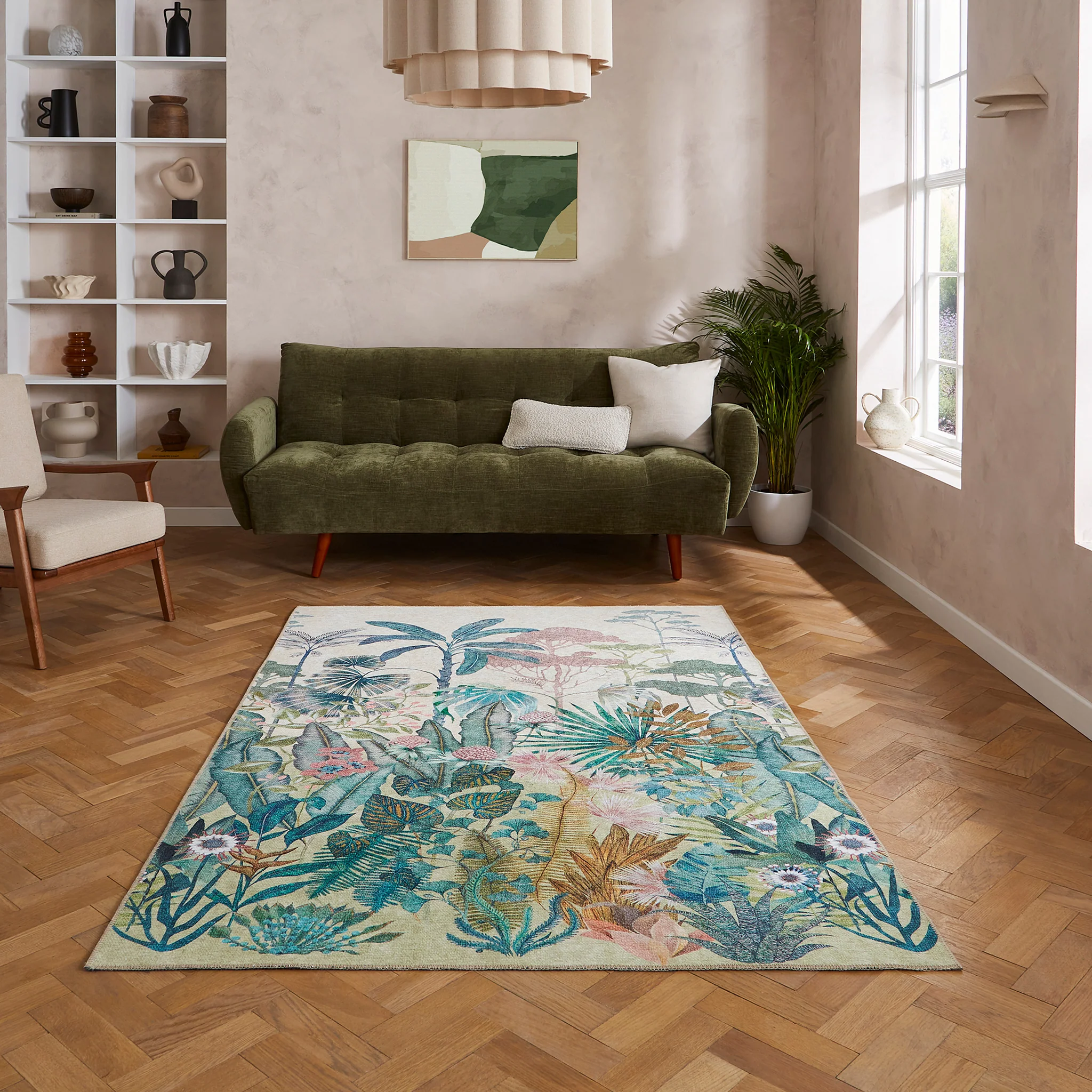 Harlequin Floreana Washable Rug - Image 2