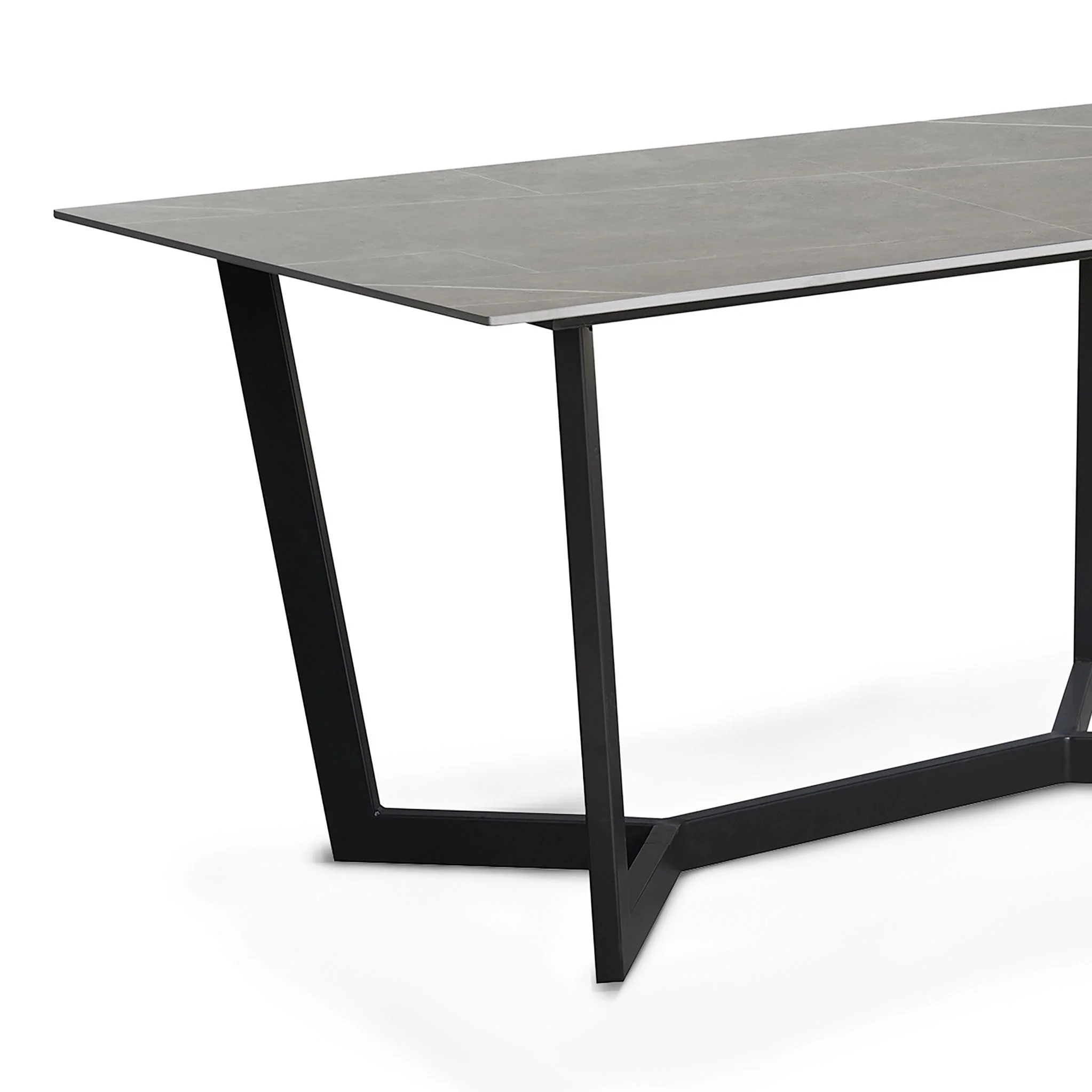 Harley Grey 160cm Ceramic Dining Table - Image 4