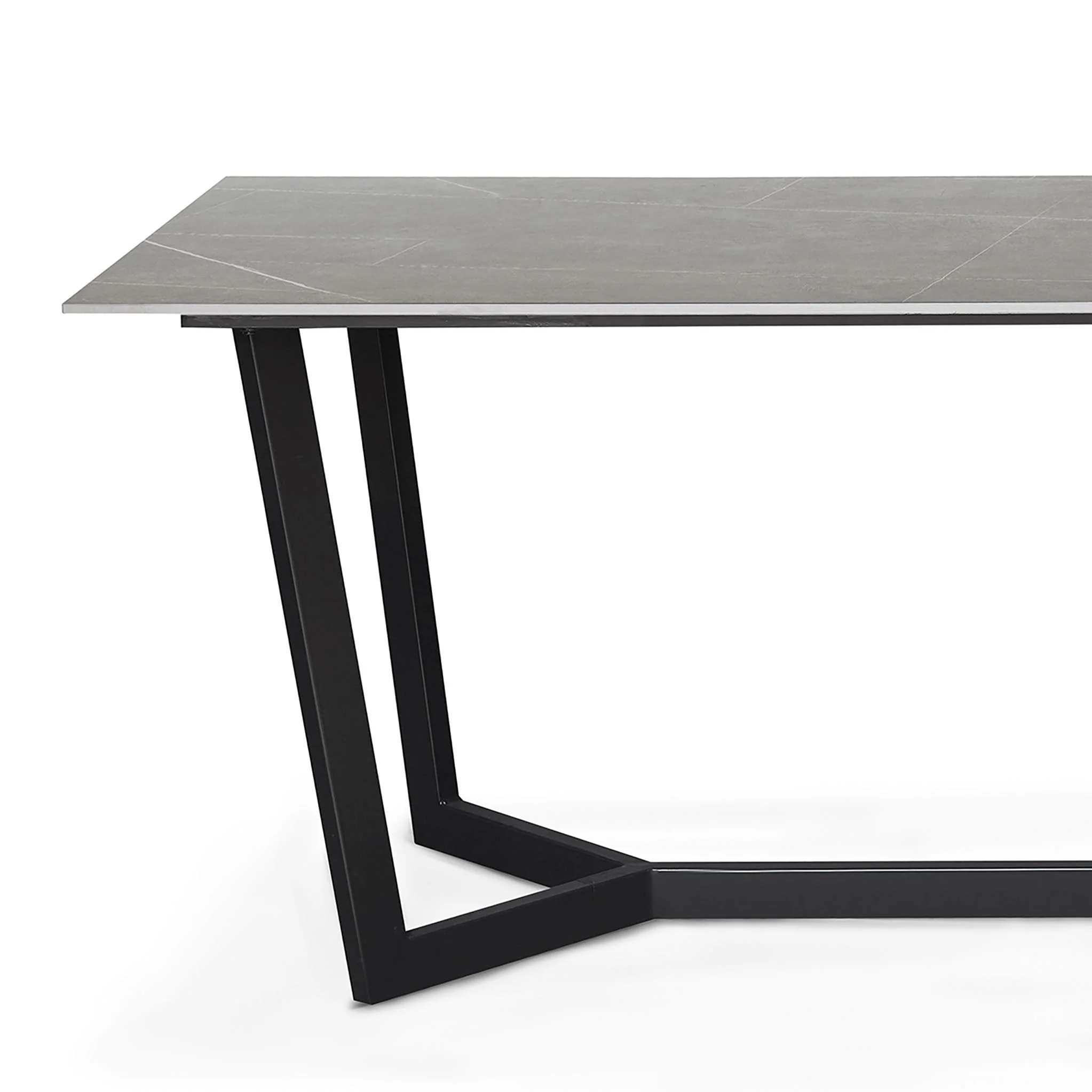 Harley Grey 160cm Ceramic Dining Table - Image 5