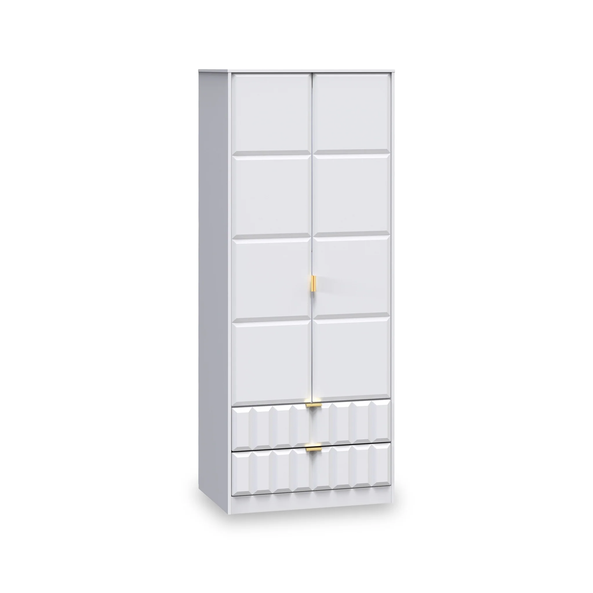 Harlow 2 Door 2 Drawer Panelled Wardrobe - Image 10