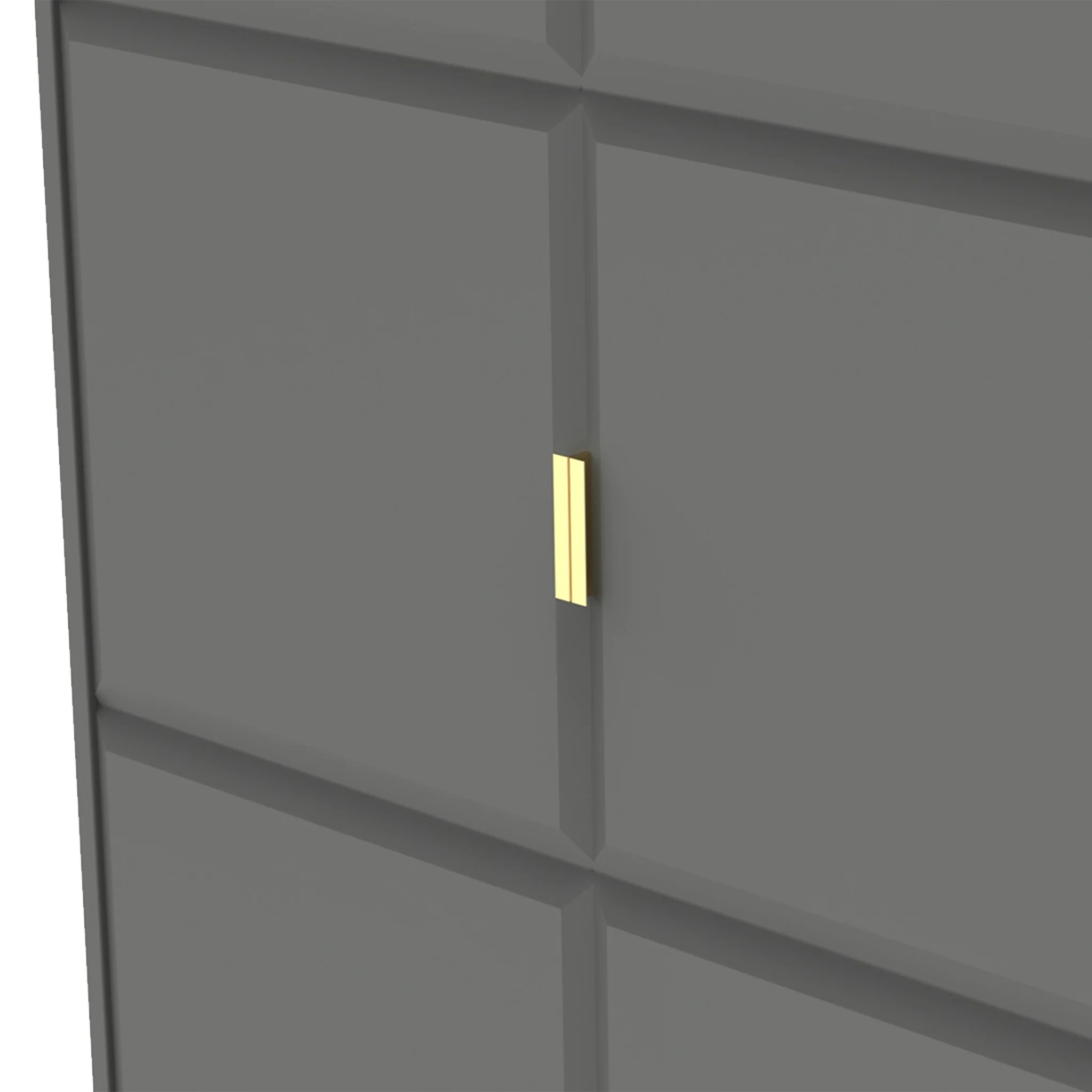 Harlow 2 Door 2 Drawer Panelled Wardrobe - Image 3