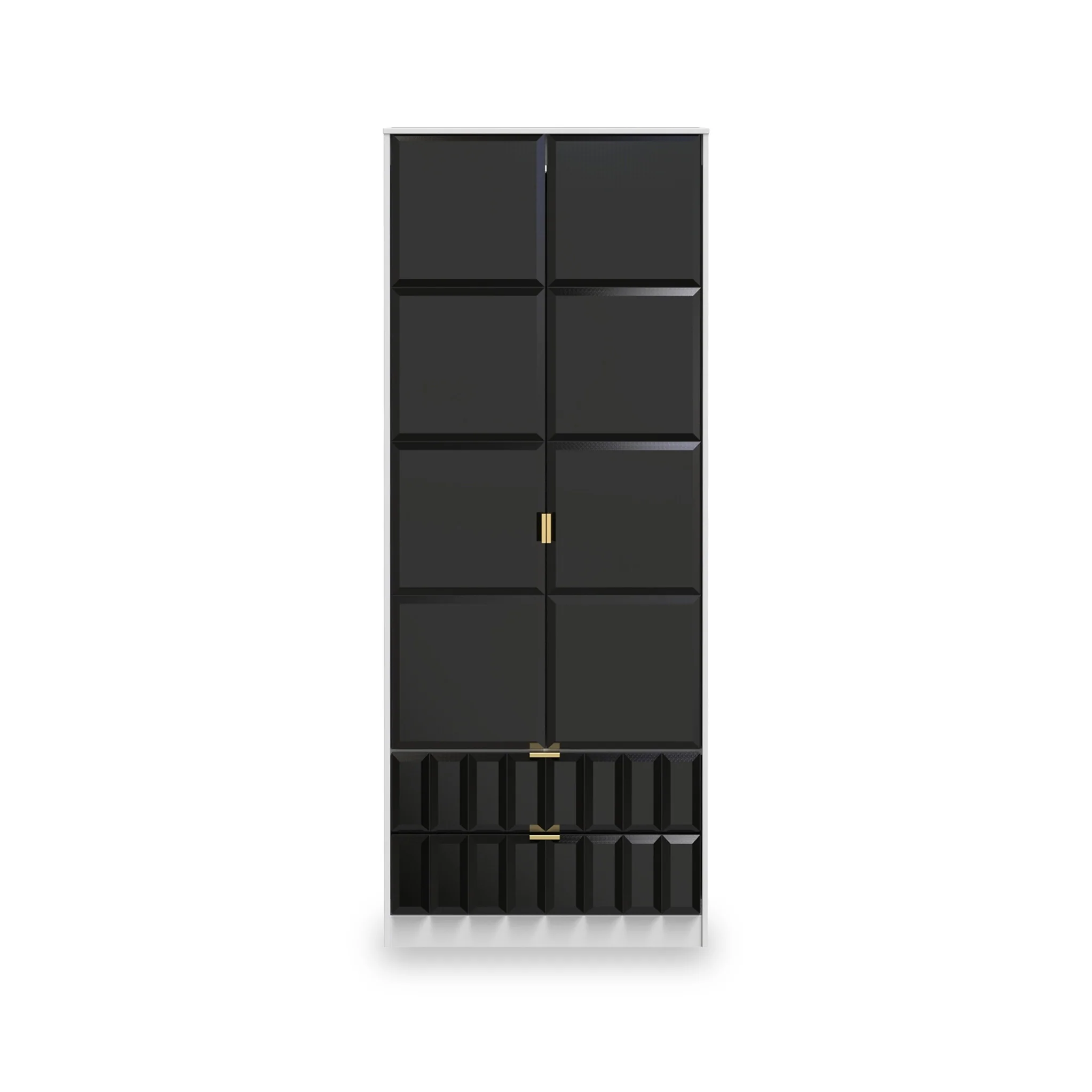 Harlow 2 Door 2 Drawer Panelled Wardrobe - Image 5