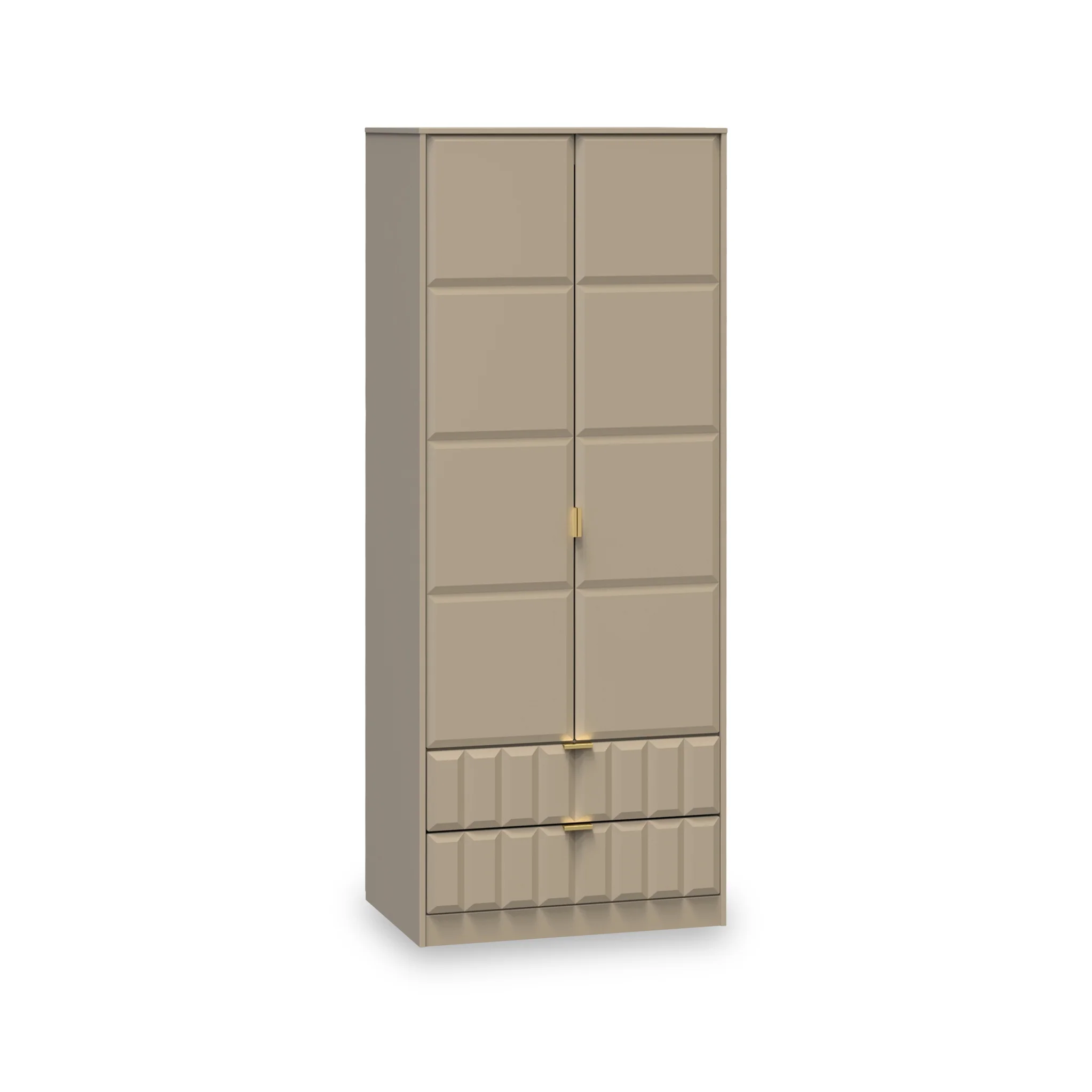 Harlow 2 Door 2 Drawer Panelled Wardrobe - Image 7