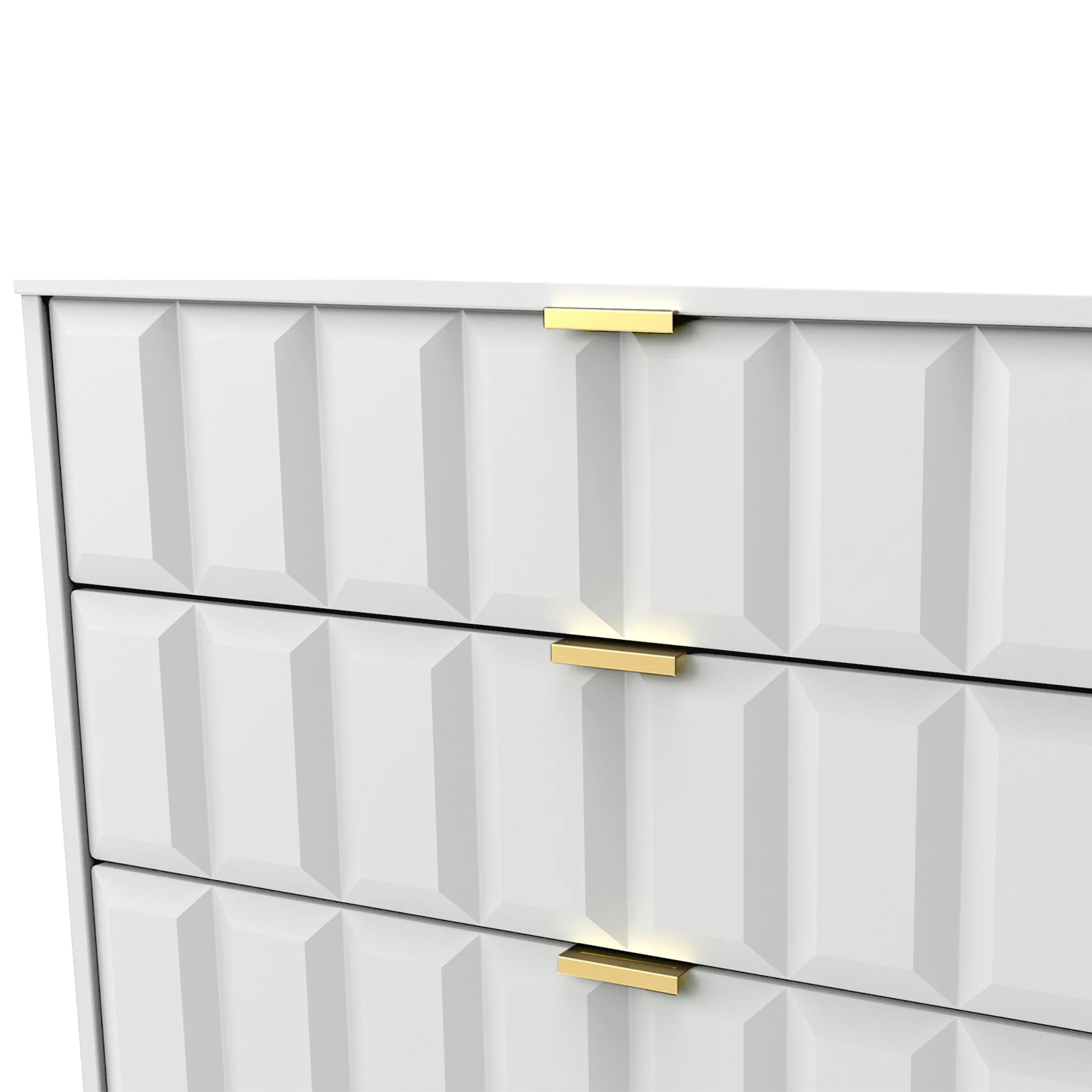 Harlow 3 Drawer Chest with Gold Hairpin Legs - Image 12