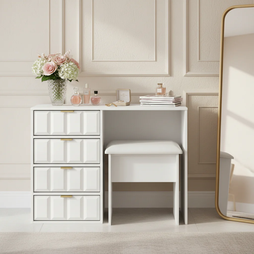 Harlow Dressing Table & Stool Set - Image 8