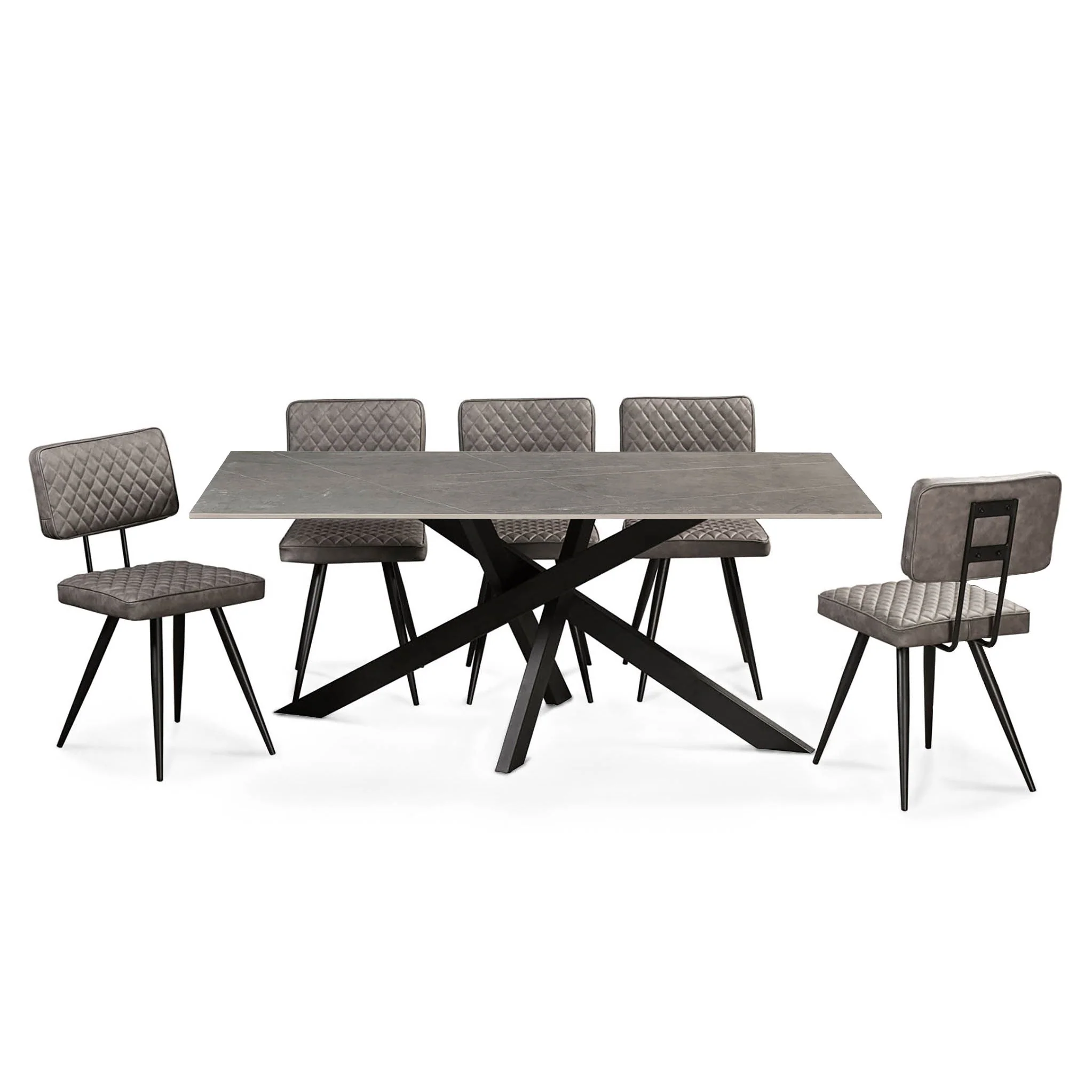 Harris 180cm Ceramic Dining Table - Image 4
