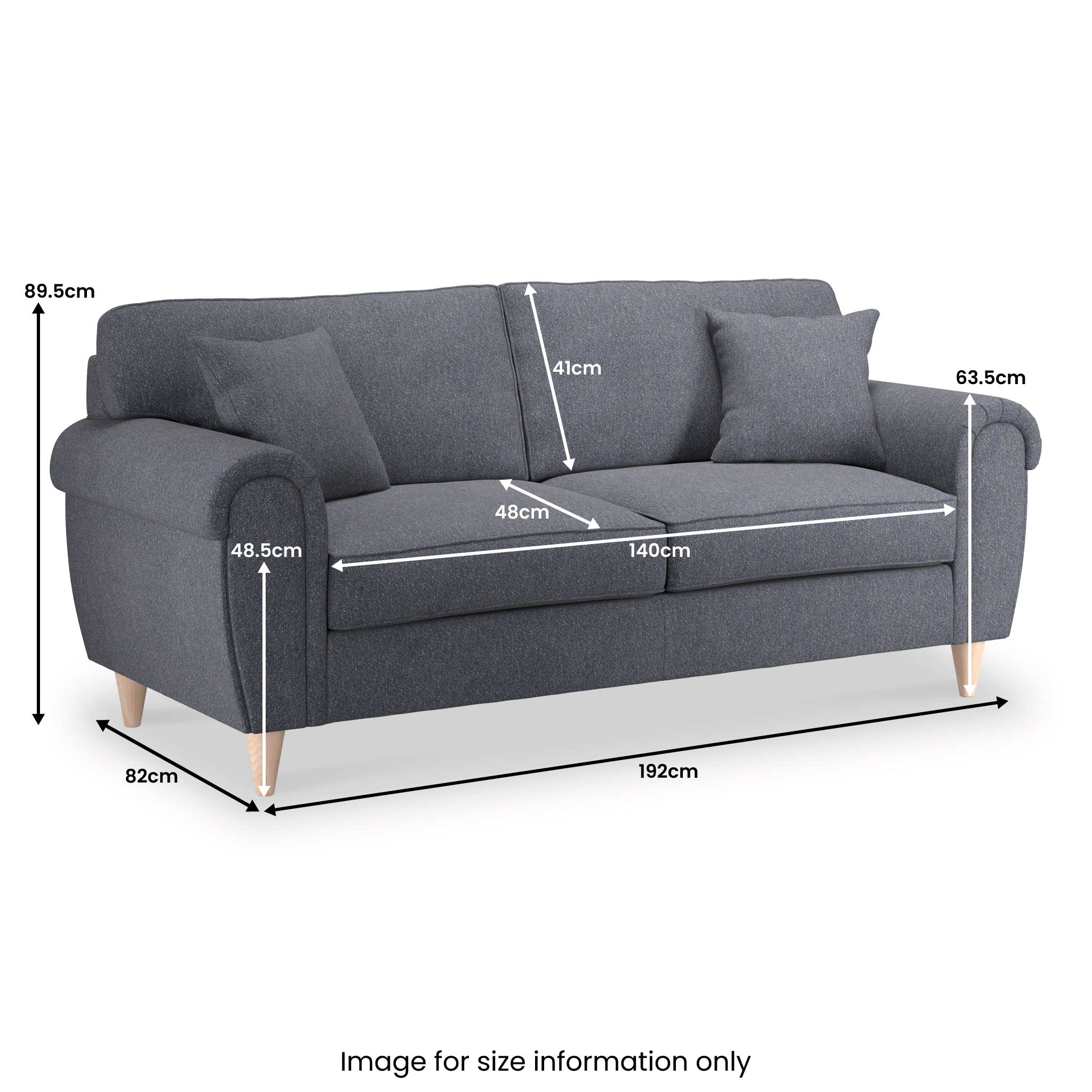 Harry 3 Seater Sofa - Image 58