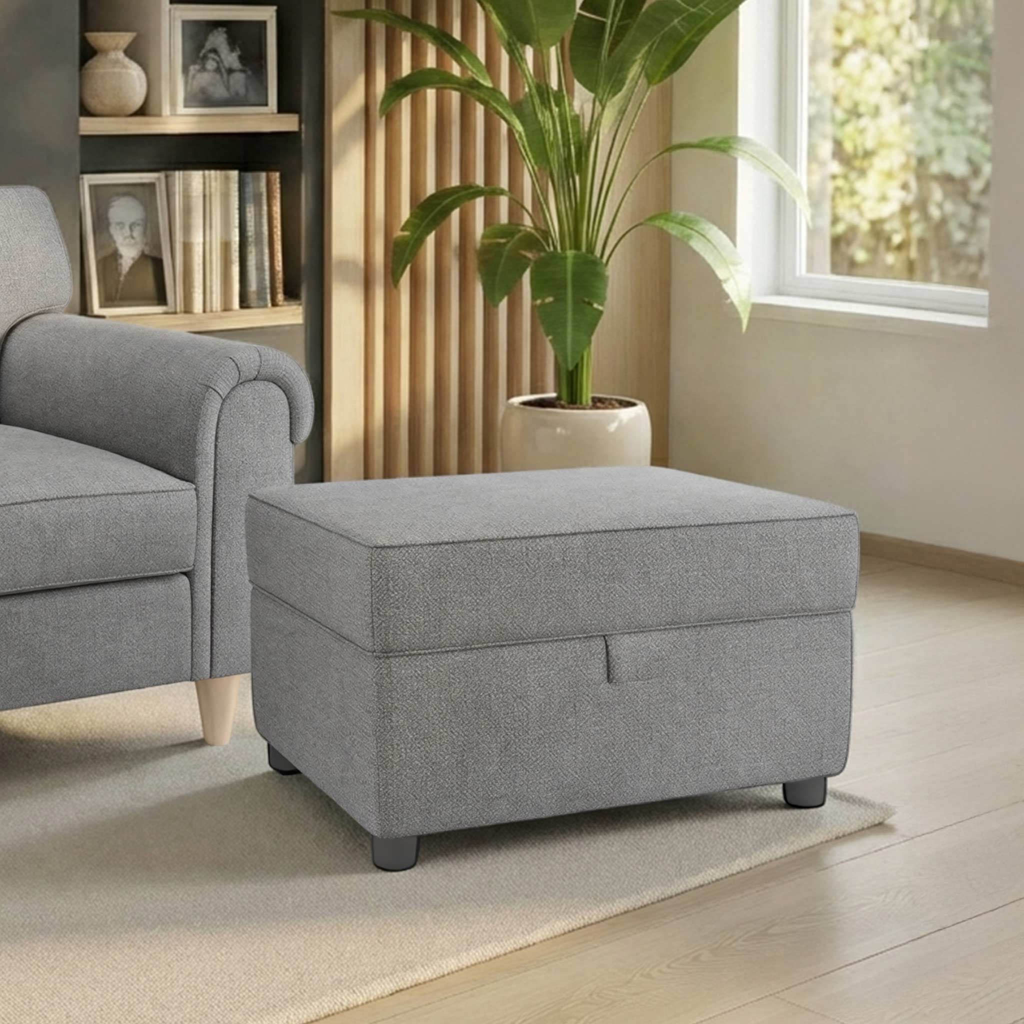 Harry Small Storage Footstool - Image 2